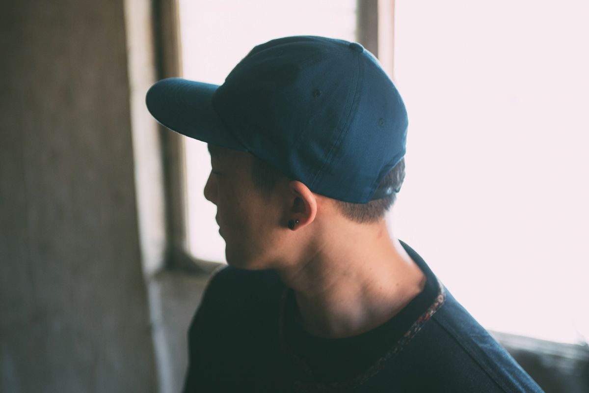 모빈스알(MOVINS.R) BIER SIX PANEL CAP BLUE