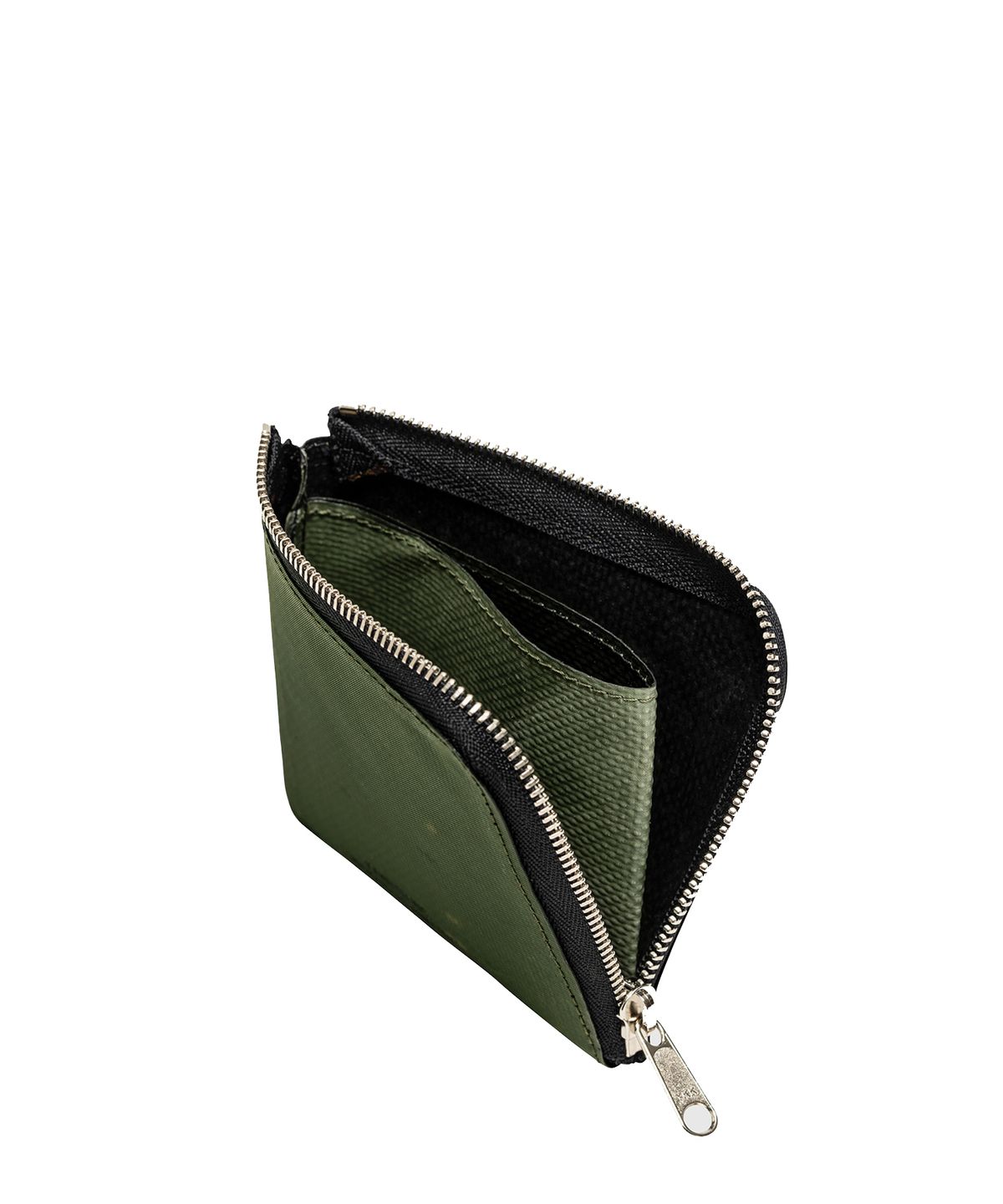 카네이테이(KANEITEI) PALM ZIP AROUND WALLET (OLIVE DRAB) / UPCYCLED