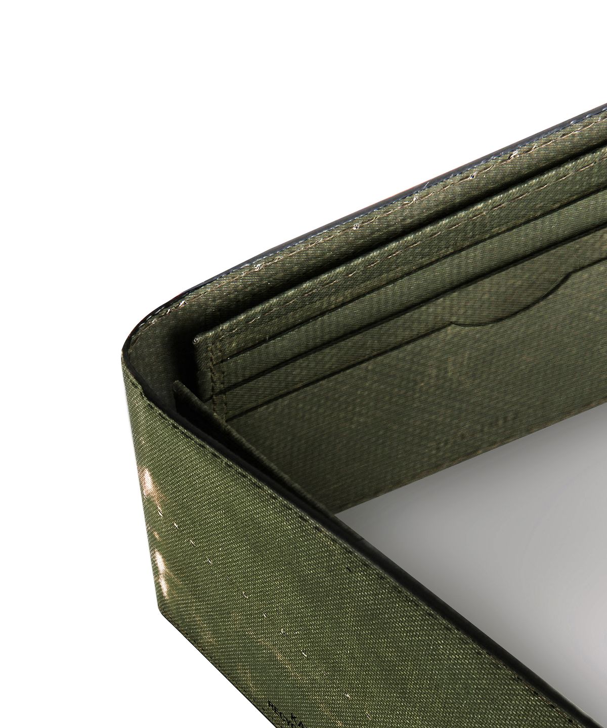 카네이테이(KANEITEI) DIP SLIM WALLET (OLIVE DRAB) / UPCYCLED