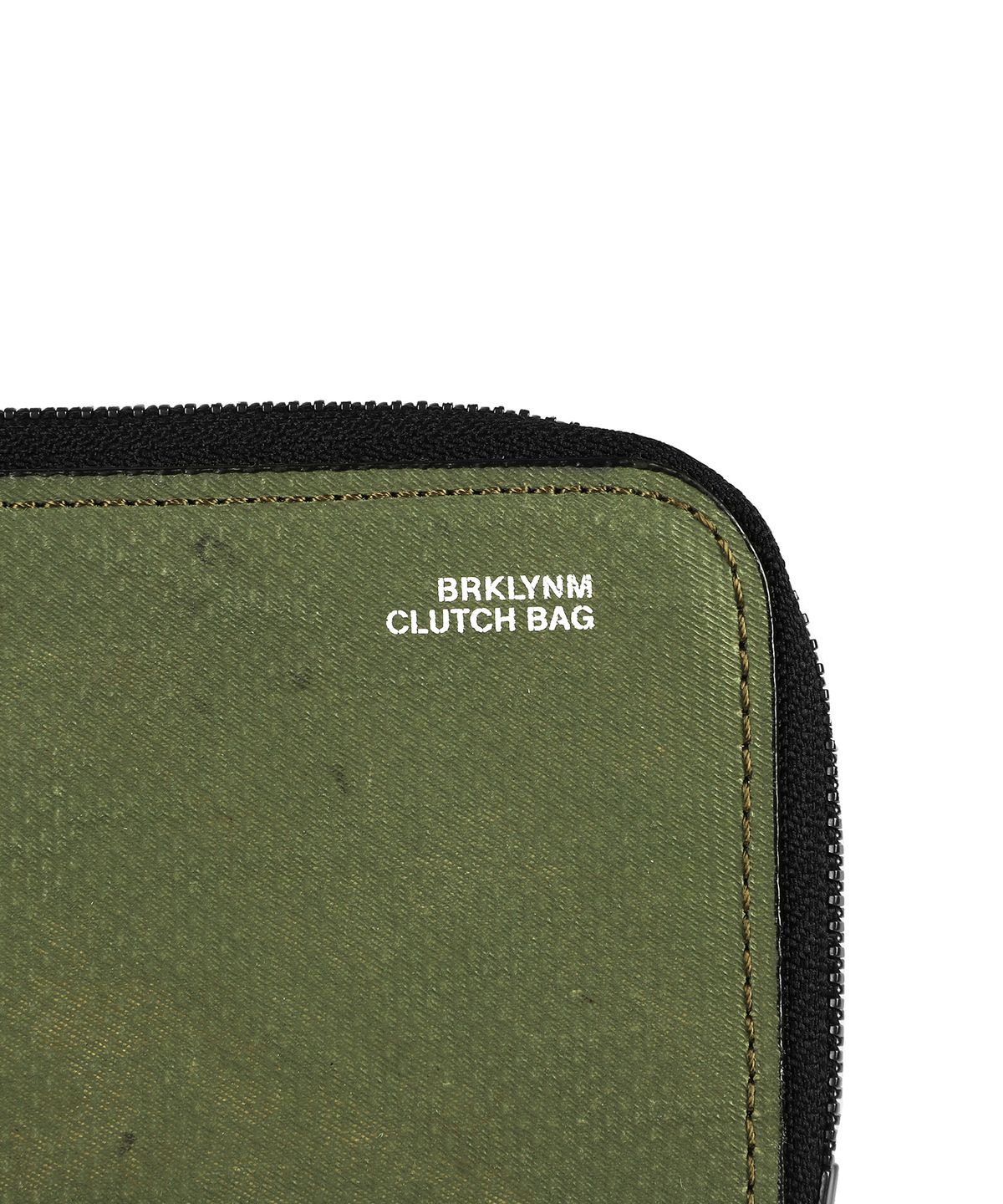 카네이테이(KANEITEI) BROOKLYN FLAT BAG M (OLIVE DRAB) / UPCYCLED