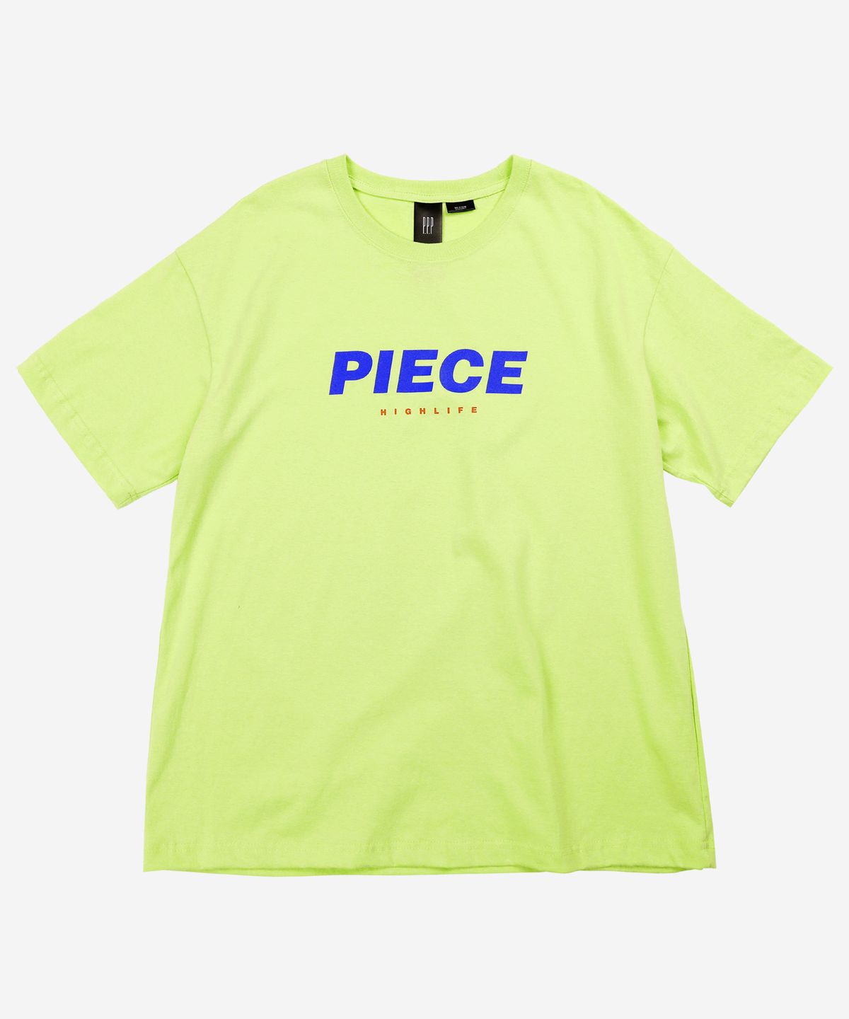 피스메이커(PIECE MAKER) SLOGAN TEE (LIME)