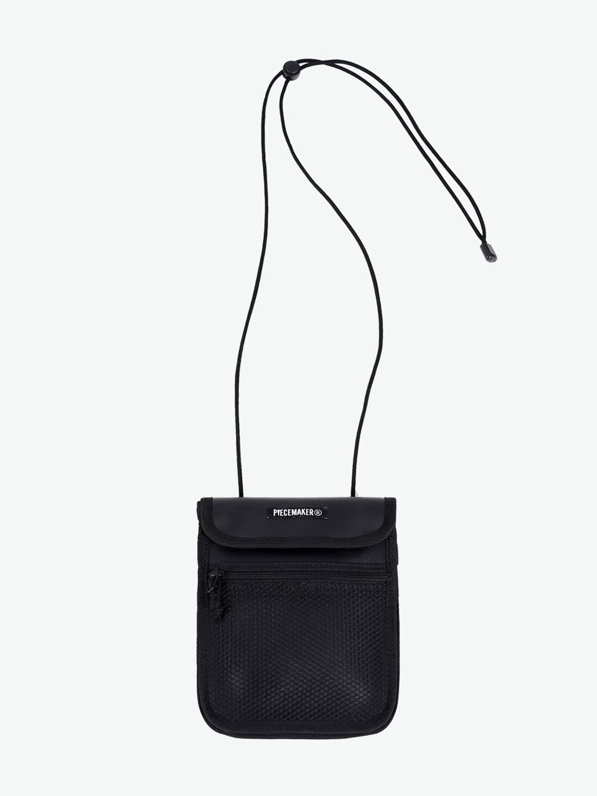 피스메이커(PIECE MAKER) LEATHER LACE MINI BAG (BLACK)