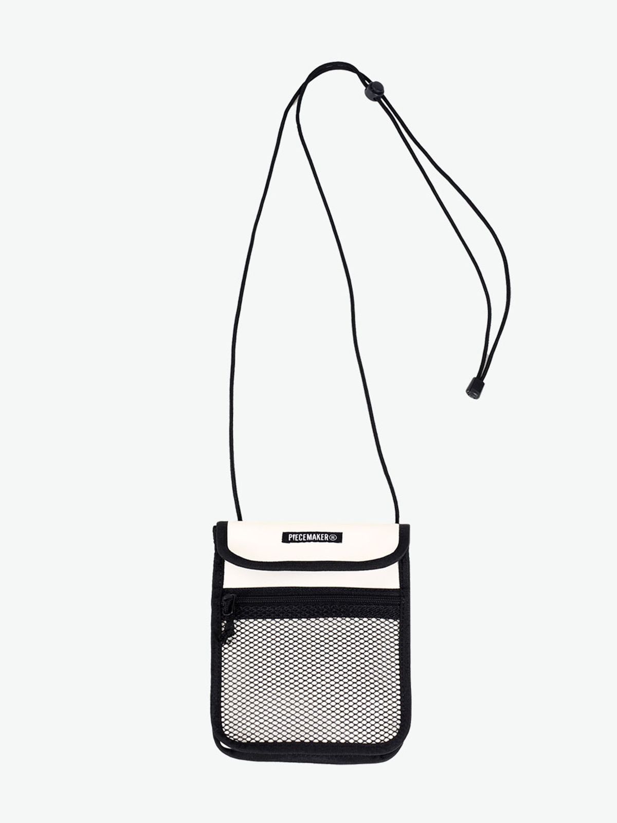 피스메이커(PIECE MAKER) LEATHER LACE MINI BAG (WHITE)