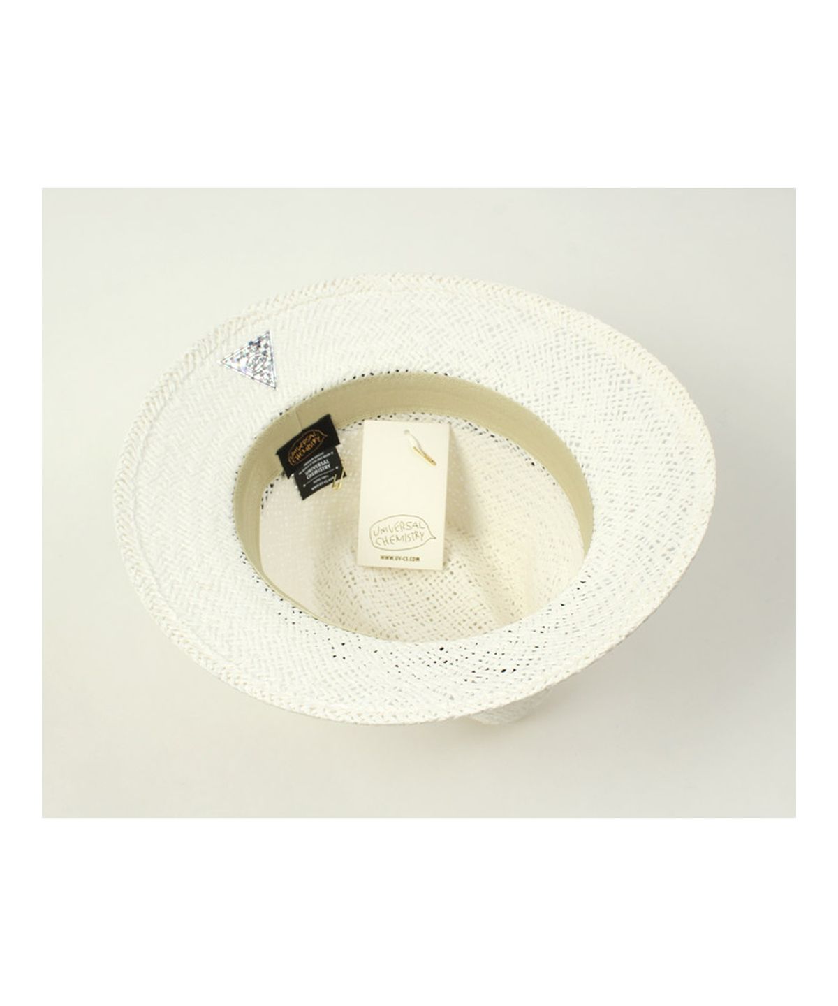 유니버셜 케미스트리(UNIVERSAL CHEMISTRY) Swing White Short Fedora 여름페도라