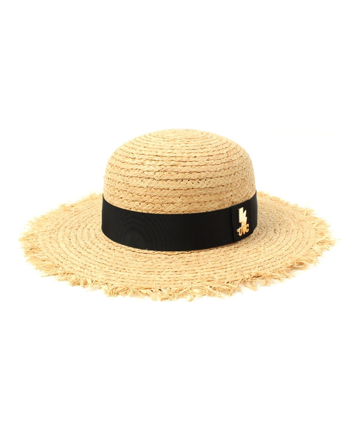 유니버셜 케미스트리(UNIVERSAL CHEMISTRY) GDMT Round Natural Raffia Hat  파나마햇