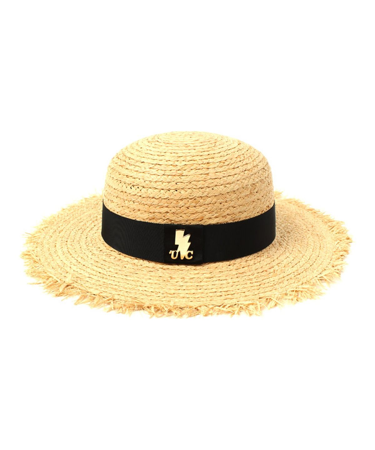 유니버셜 케미스트리(UNIVERSAL CHEMISTRY) GDMT Round Natural Raffia Hat  파나마햇