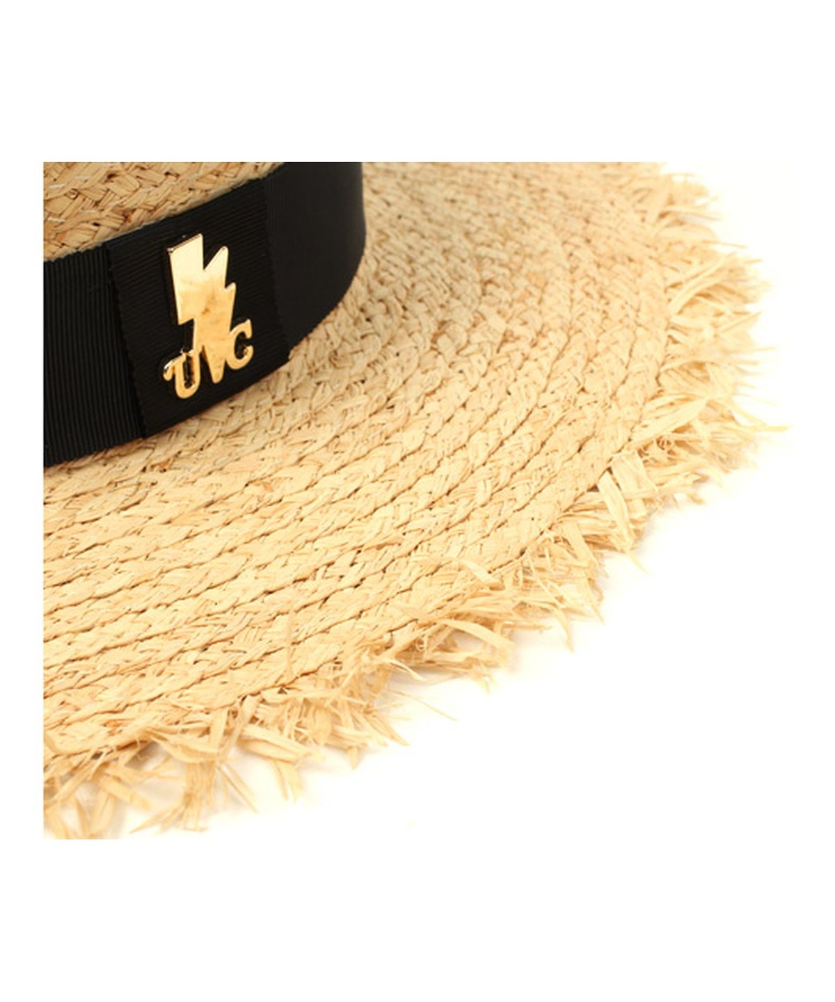 유니버셜 케미스트리(UNIVERSAL CHEMISTRY) GDMT Round Natural Raffia Hat  파나마햇