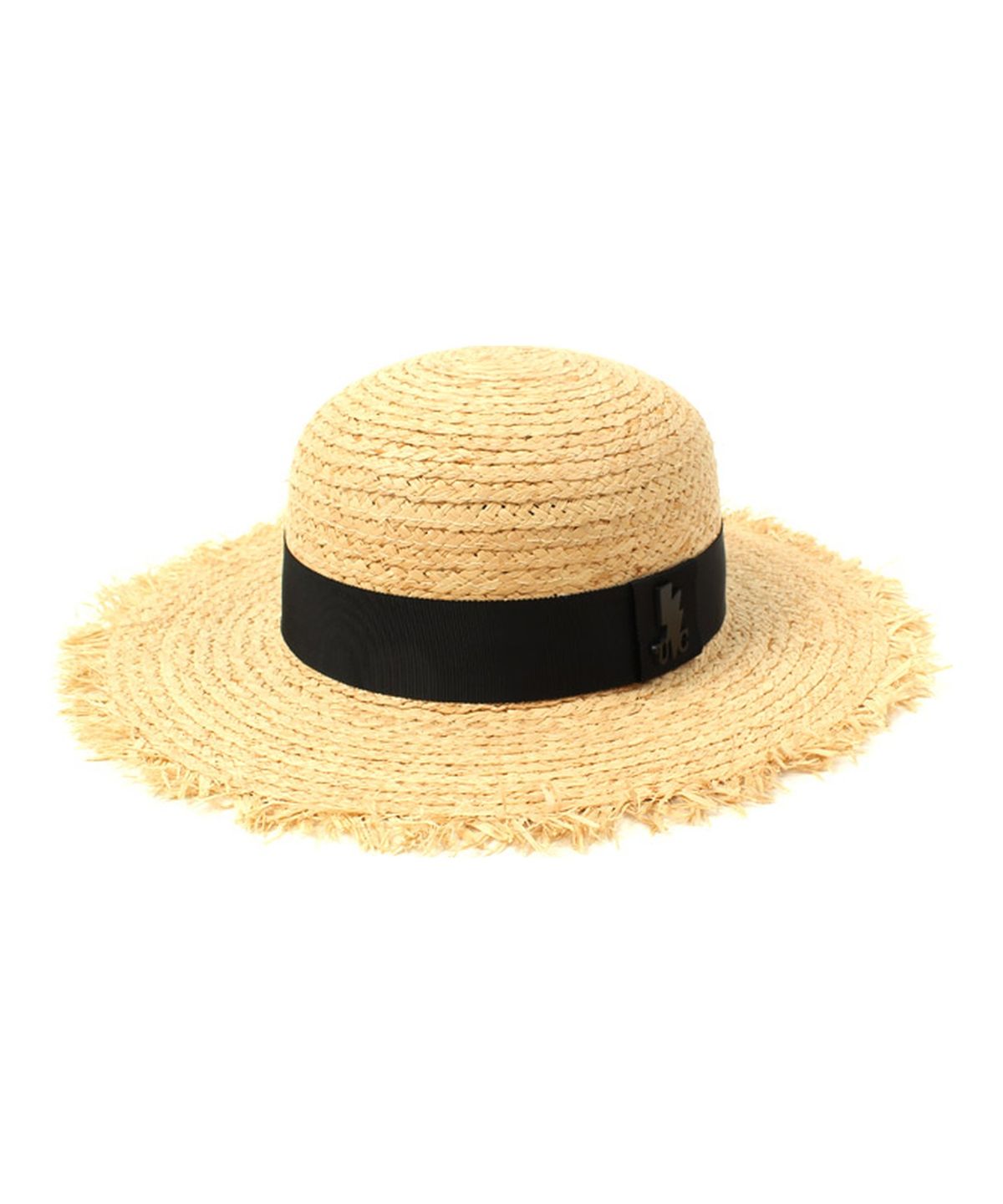 유니버셜 케미스트리(UNIVERSAL CHEMISTRY) BKMT Round Natural Raffia Hat  파나마햇