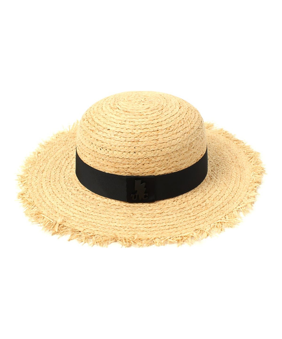 유니버셜 케미스트리(UNIVERSAL CHEMISTRY) BKMT Round Natural Raffia Hat  파나마햇