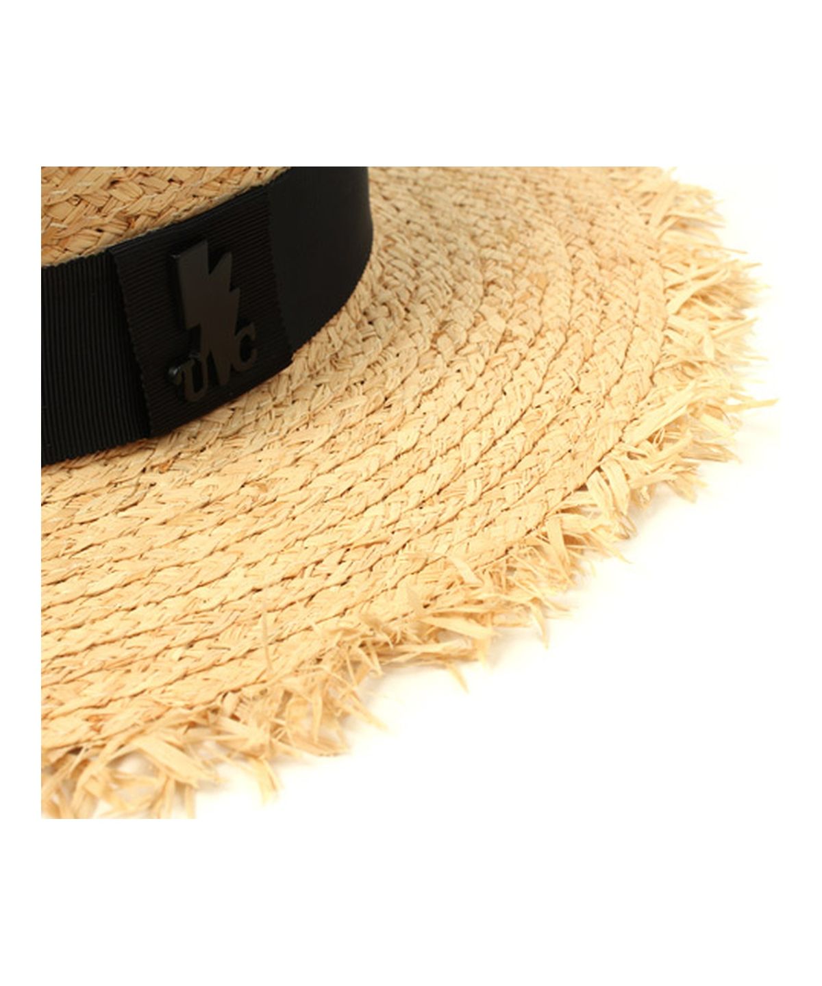 유니버셜 케미스트리(UNIVERSAL CHEMISTRY) BKMT Round Natural Raffia Hat  파나마햇
