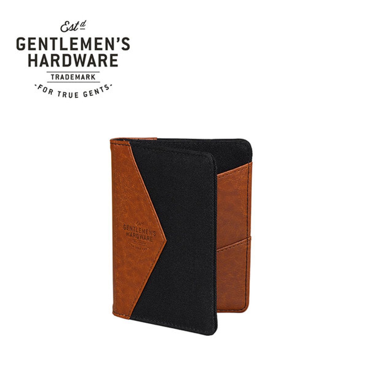 젠틀맨즈하드웨어(GENTLEMENS HARDWARE) 차콜 캔버스 트레블 월렛
