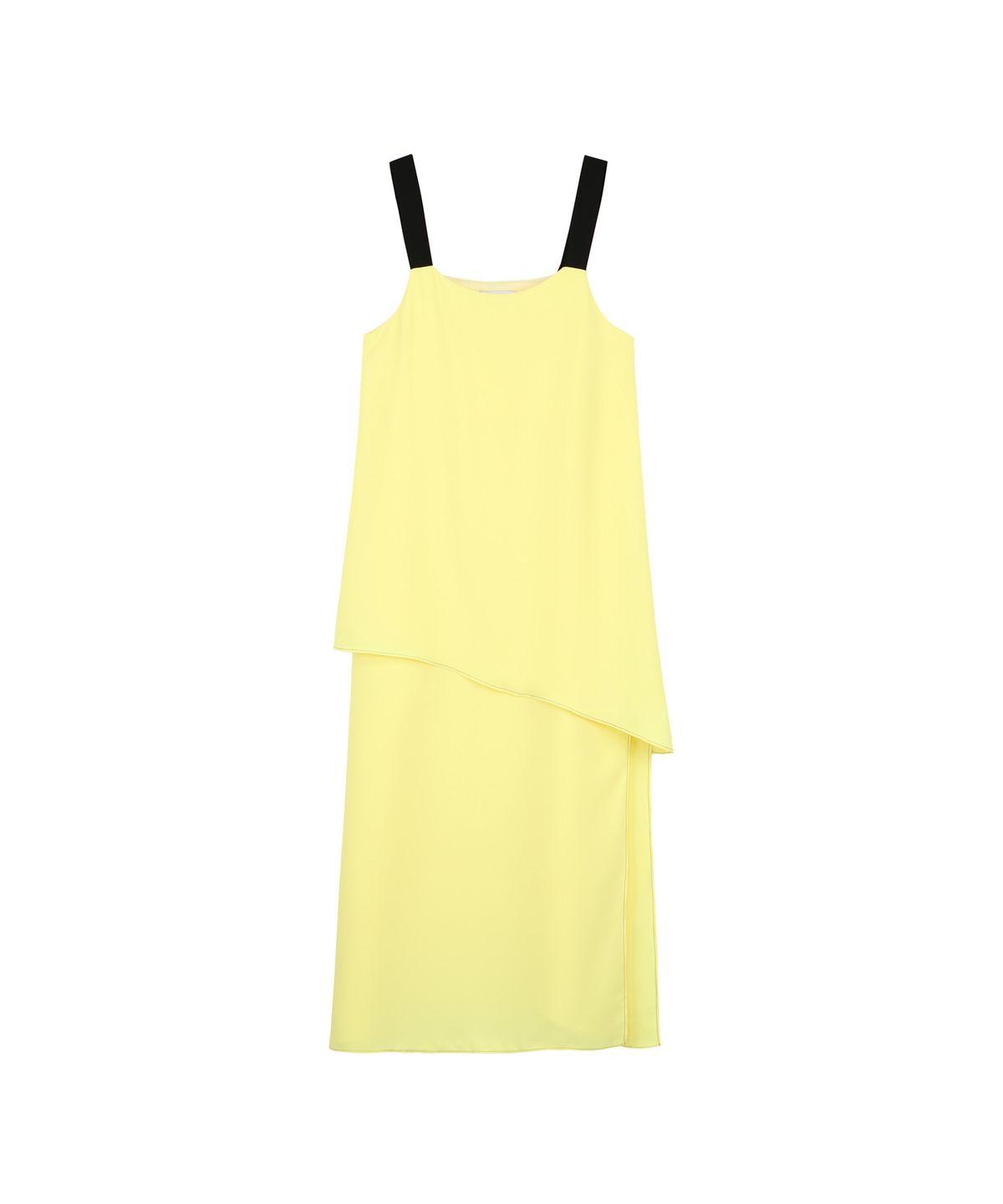 온느(ONNE) Unbal Twofold Maxi Dress Light Yellow