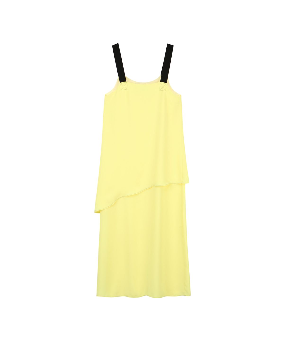 온느(ONNE) Unbal Twofold Maxi Dress Light Yellow