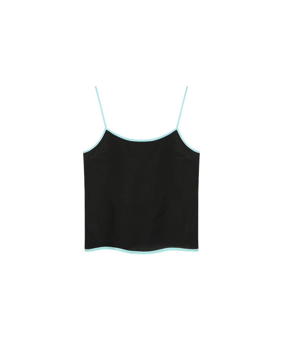 온느(ONNE) Silk Bustier Top Black