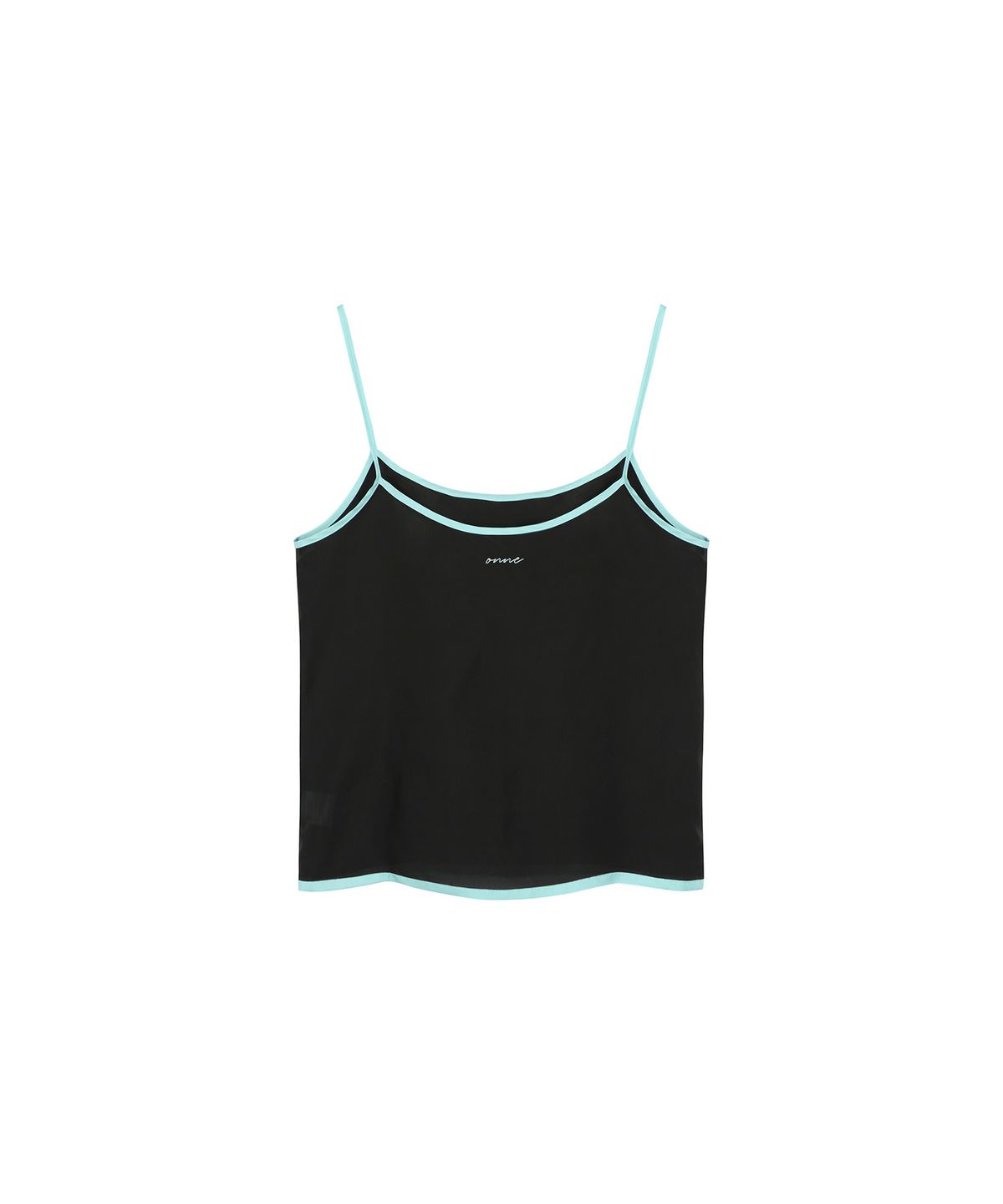 온느(ONNE) Silk Bustier Top Black