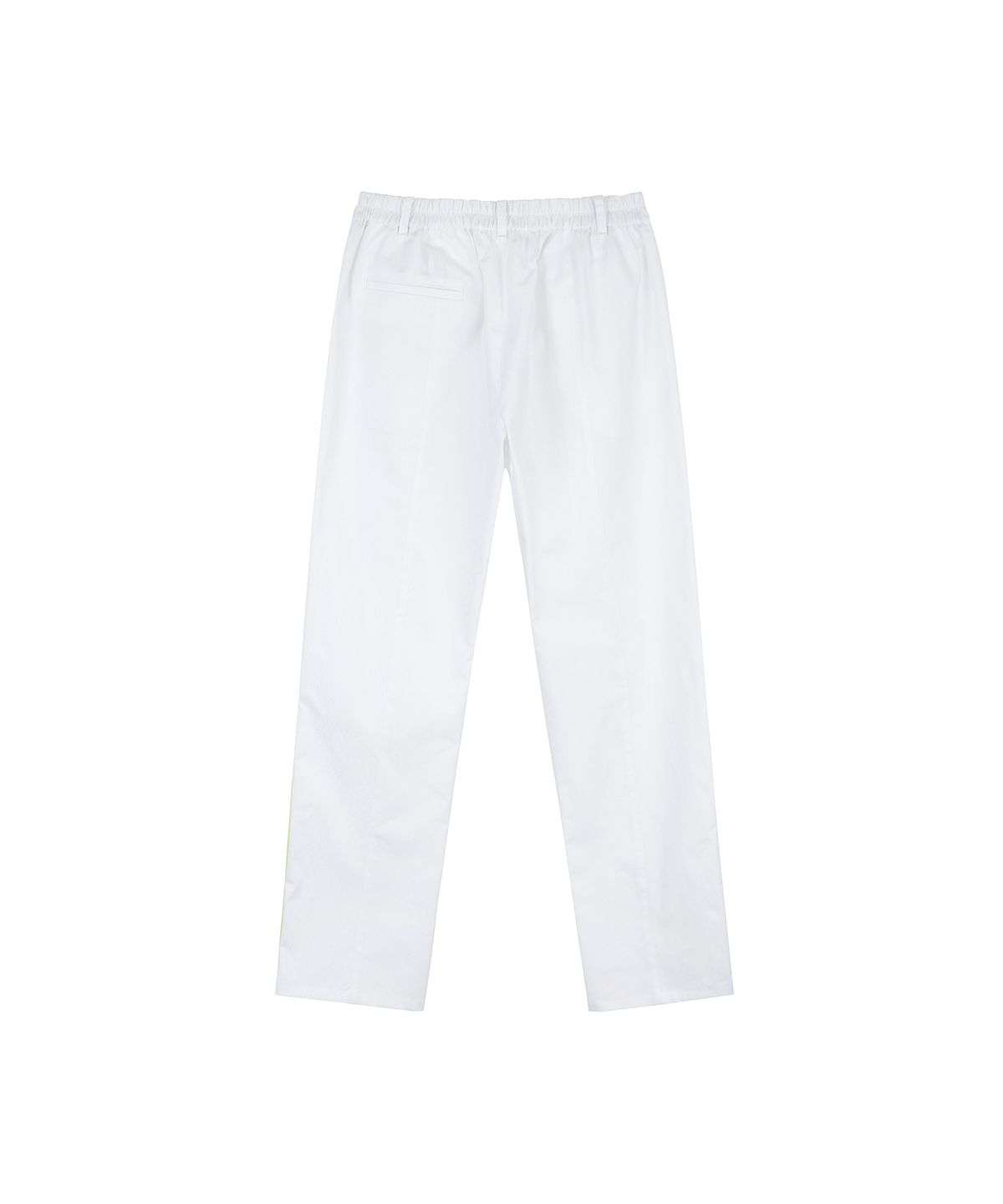 온느(ONNE) Line Colored Slim Baggy Pants White