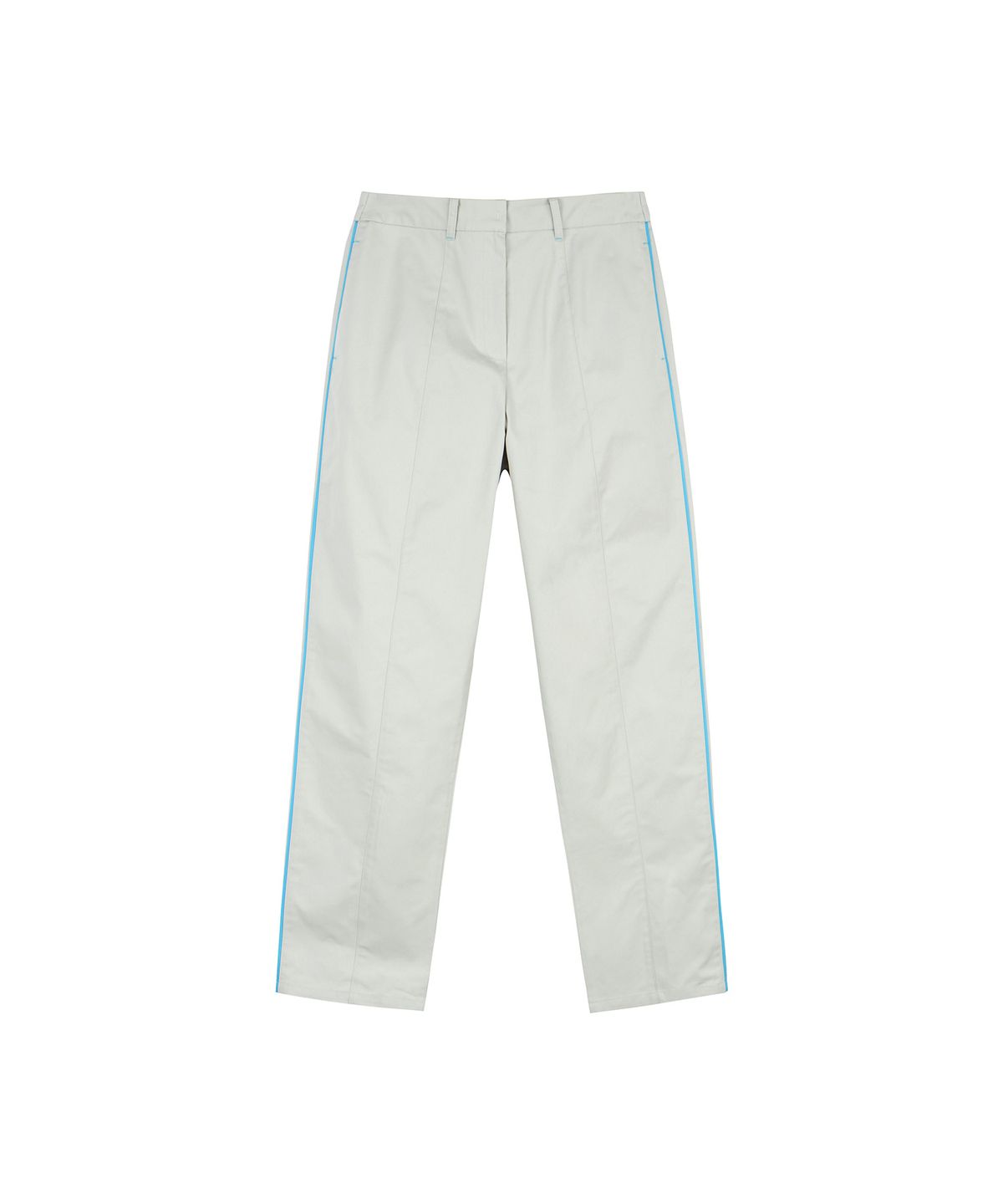 온느(ONNE) Line Colored Slim Baggy Pants Gray