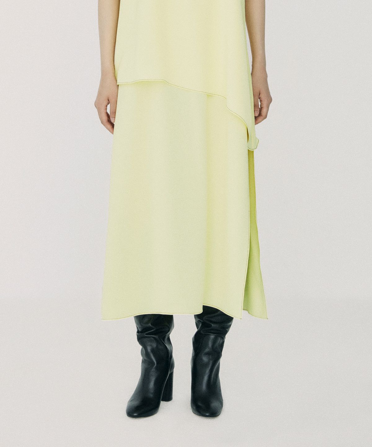 온느(ONNE) Unbal Twofold Maxi Dress Light Blue