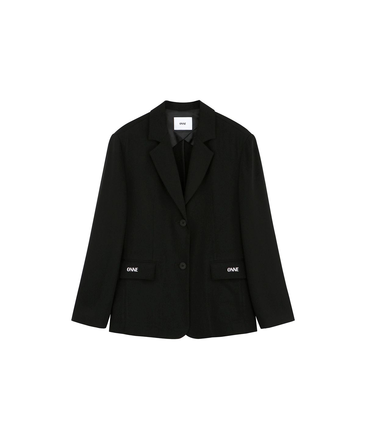 온느(ONNE) ONNE Zigzag Pointed Jacket Black