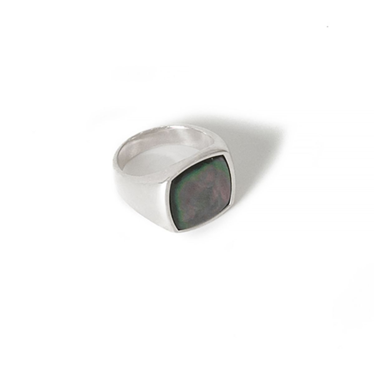 스팅925(STING925) Square Nacre Ring
