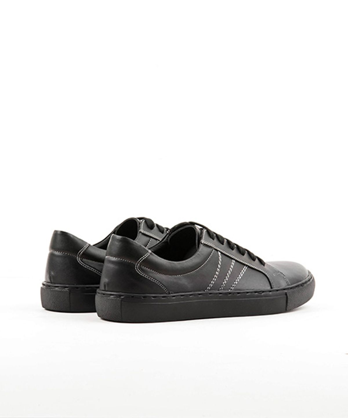 레더리스(LEATHERLESS) # 3001 / 올검 스니커즈/ 블랙 / for men