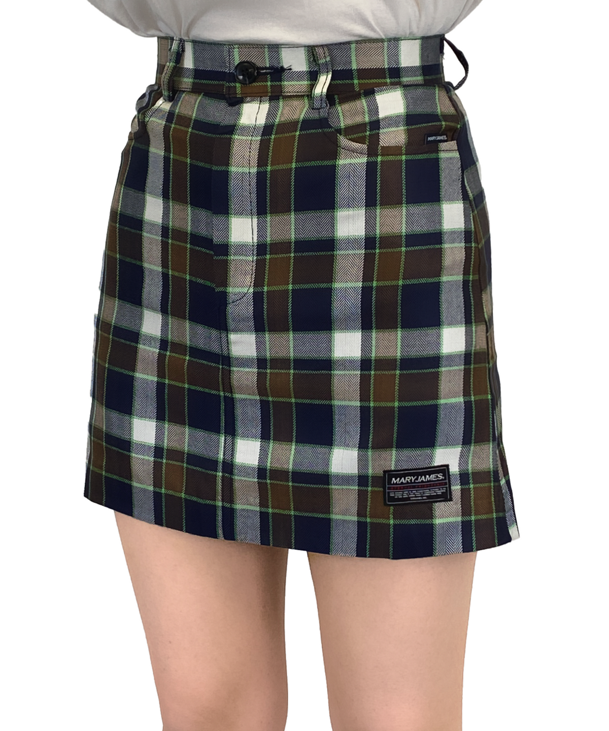 메리제임스(MARYJAMES) (W) Wintry Skirt - Navy