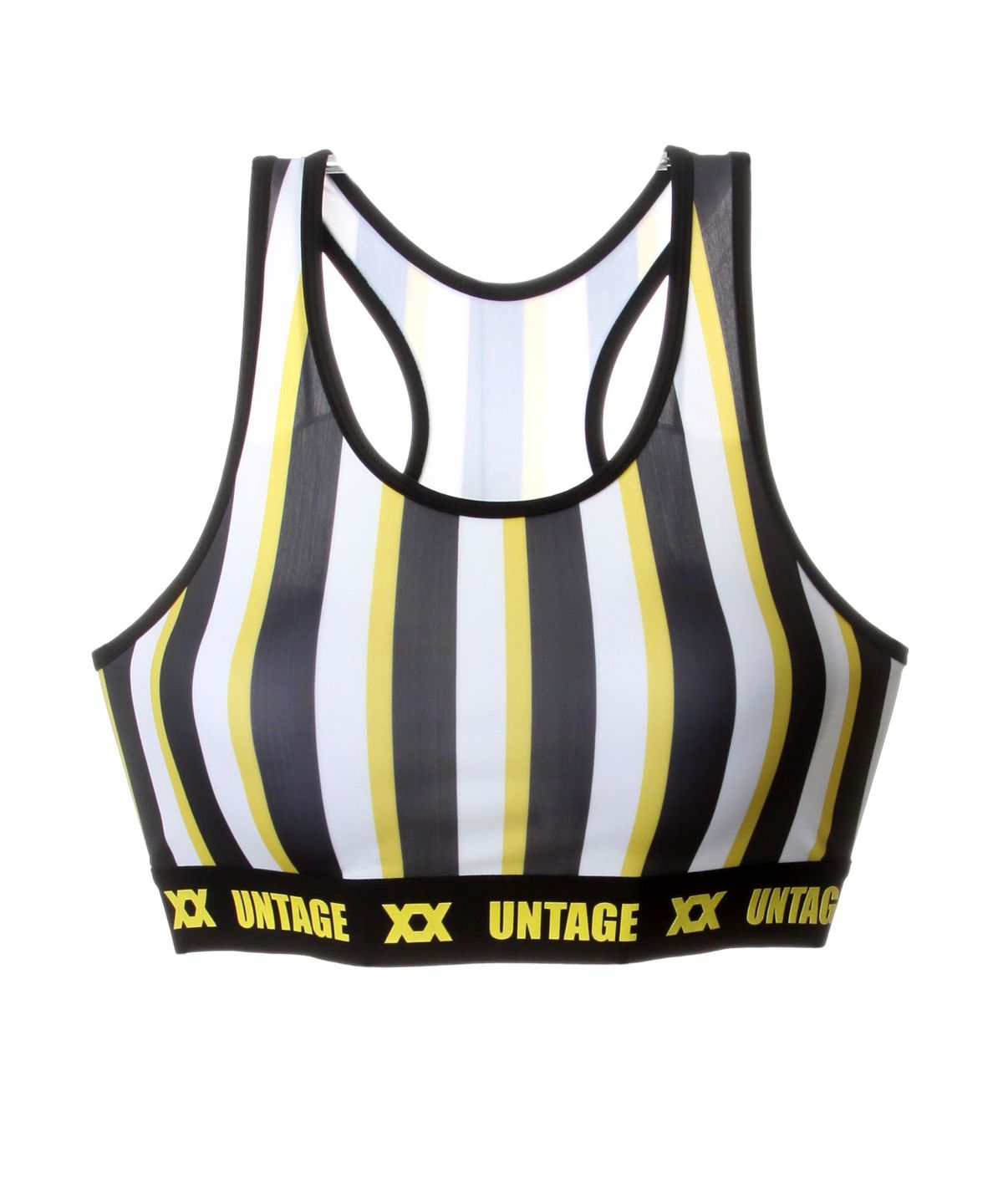 언티지(UNTAGE) UWS-SS16 스트라이프 비키니 탑 브라[yellow(WOMAN)]