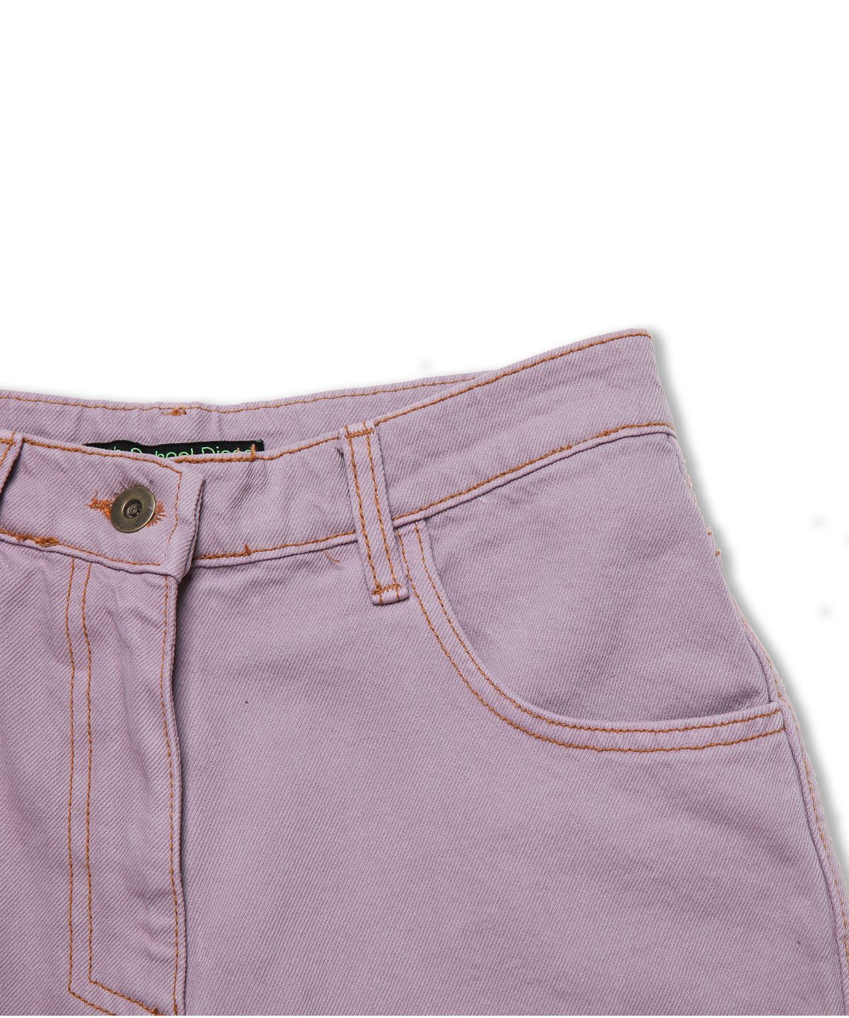 하이스쿨디스코(HIGH SCHOOL DISCO) Color Wide Pants_indi purple