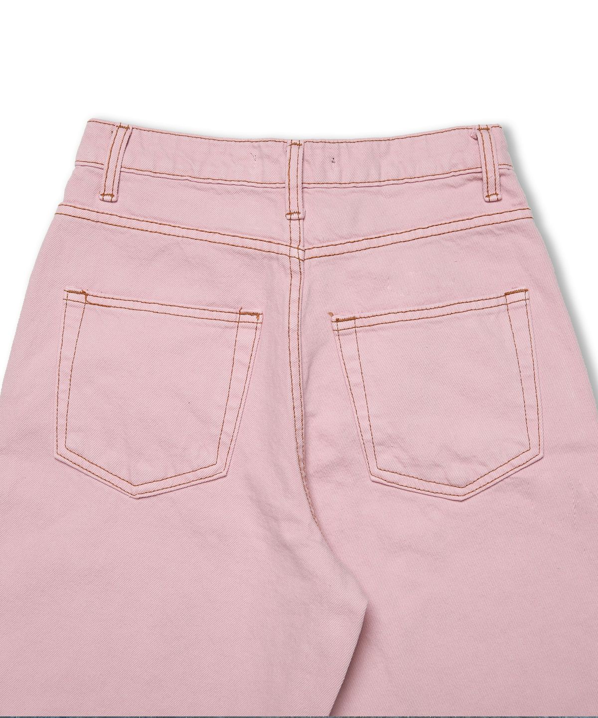 하이스쿨디스코(HIGH SCHOOL DISCO) Color Wide Pants_indipink