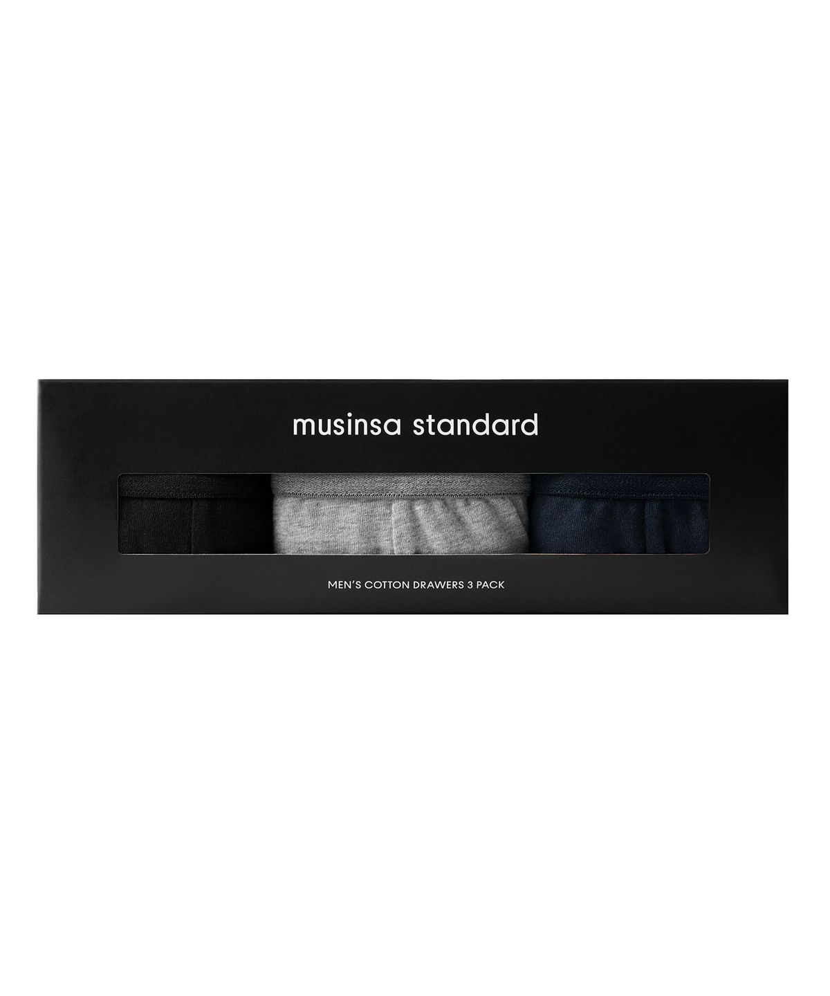 무신사 스탠다드(MUSINSA STANDARD) 맨즈 코튼 드로즈 3팩