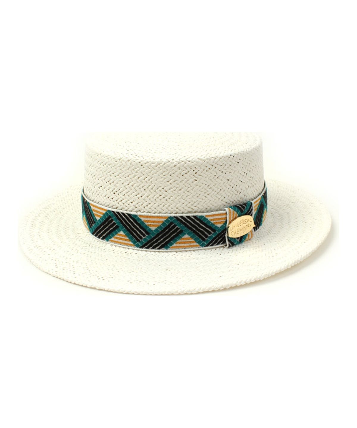 유니버셜 케미스트리(UNIVERSAL CHEMISTRY) Cool Line White Panama Hat 파나마햇