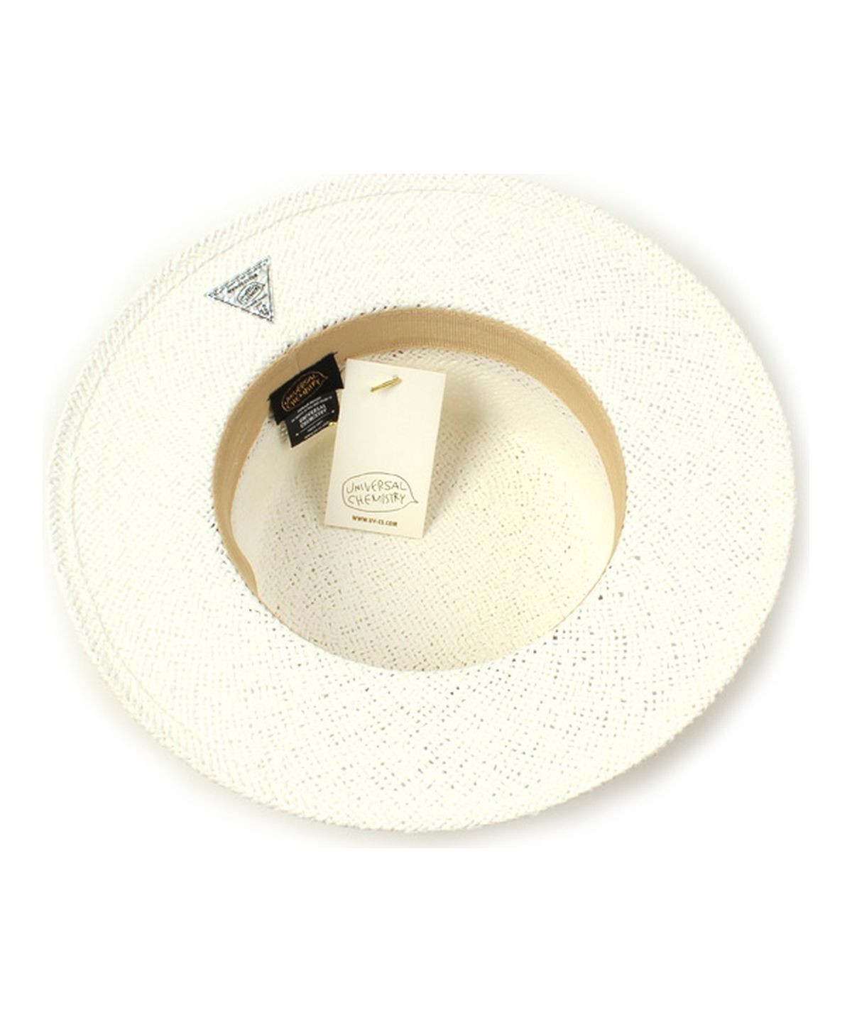 유니버셜 케미스트리(UNIVERSAL CHEMISTRY) Cool Line White Panama Hat 파나마햇