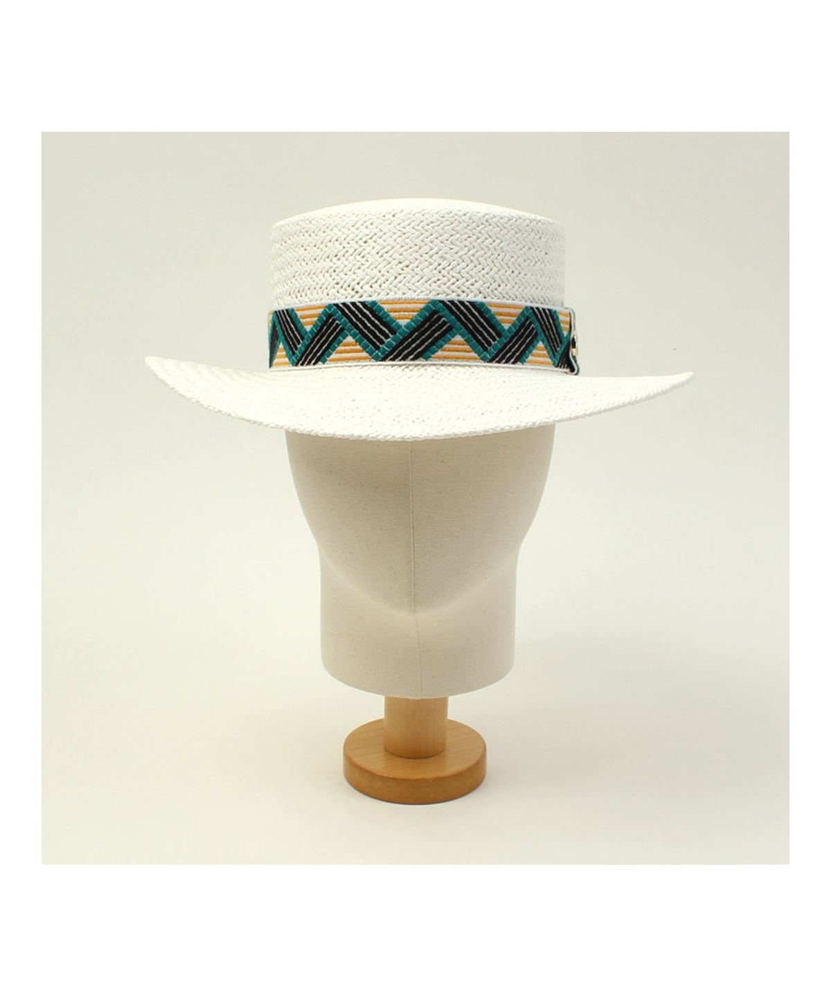 유니버셜 케미스트리(UNIVERSAL CHEMISTRY) Cool Line White Panama Hat 파나마햇