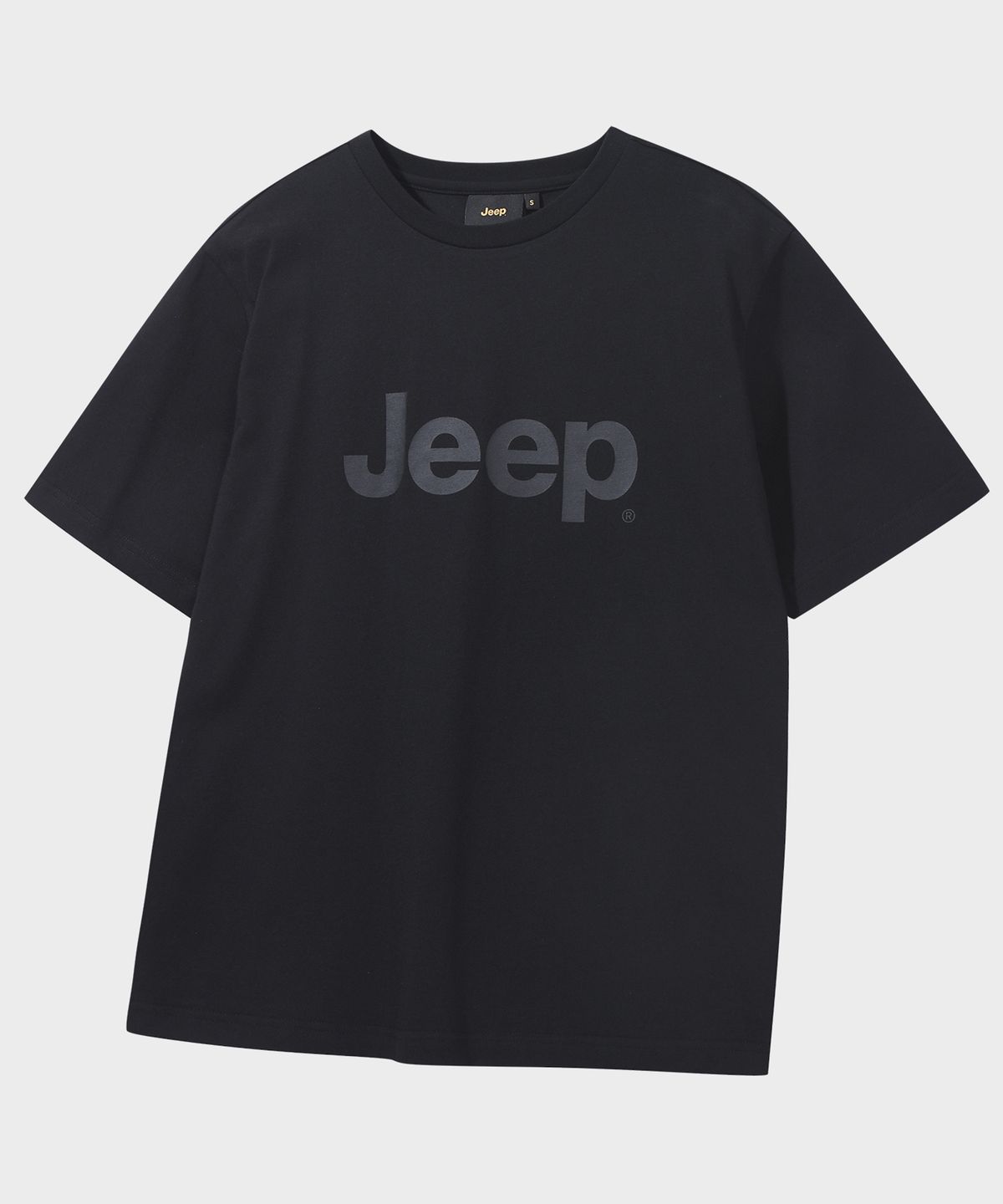 지프(JEEP) [190g] 빅 로고 반팔 티셔츠 (JR5TSU091BK)