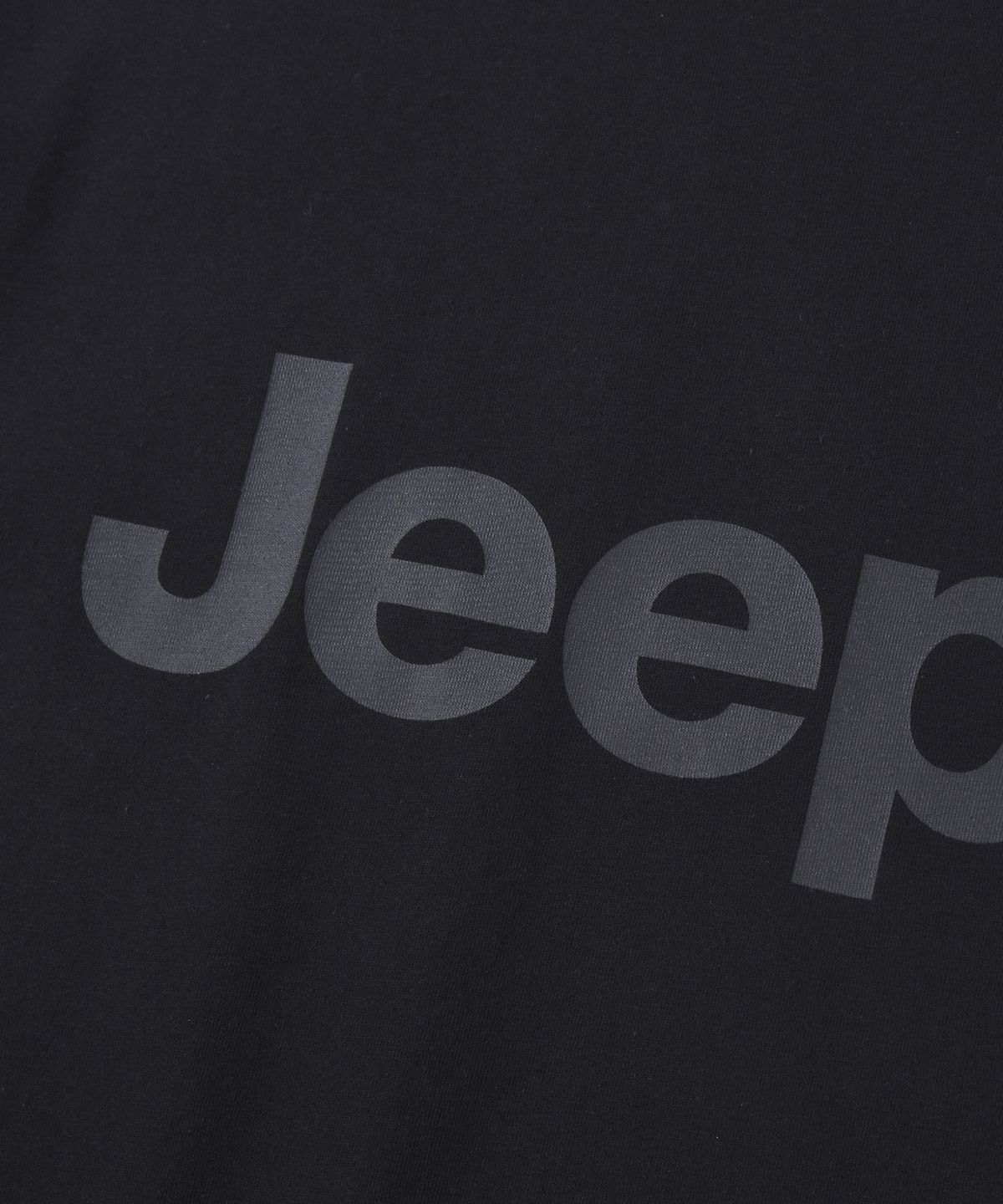 지프(JEEP) [190g] 빅 로고 반팔 티셔츠 (JR5TSU091BK)