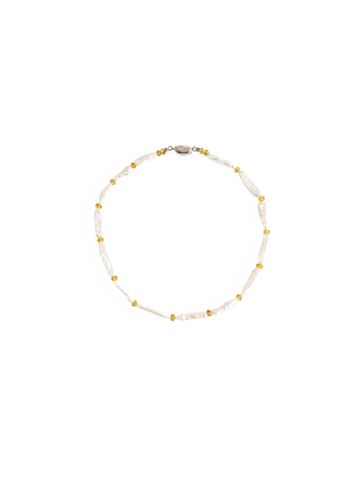 삿치(SATTCHI) FLAT PEARL CHOKER 2 color