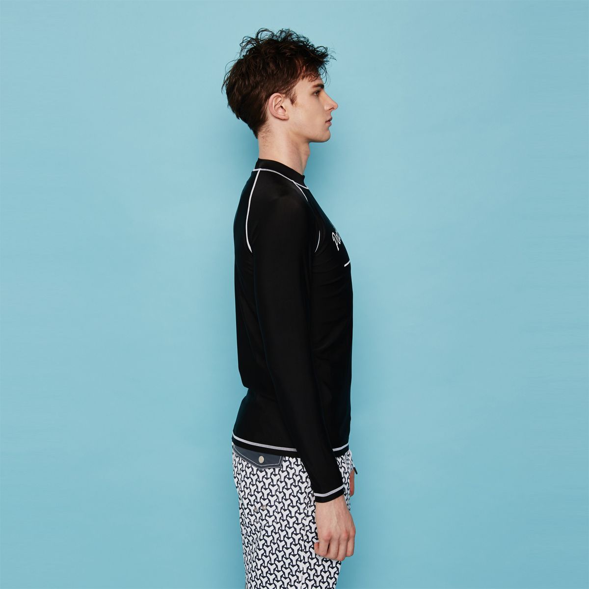 아르고(ARGO) PACIFIC COAST(BK) 남성 래쉬가드 상의