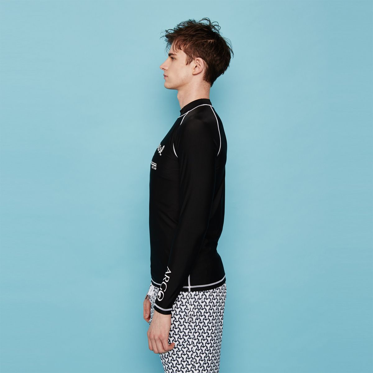 아르고(ARGO) PACIFIC COAST(BK) 남성 래쉬가드 상의