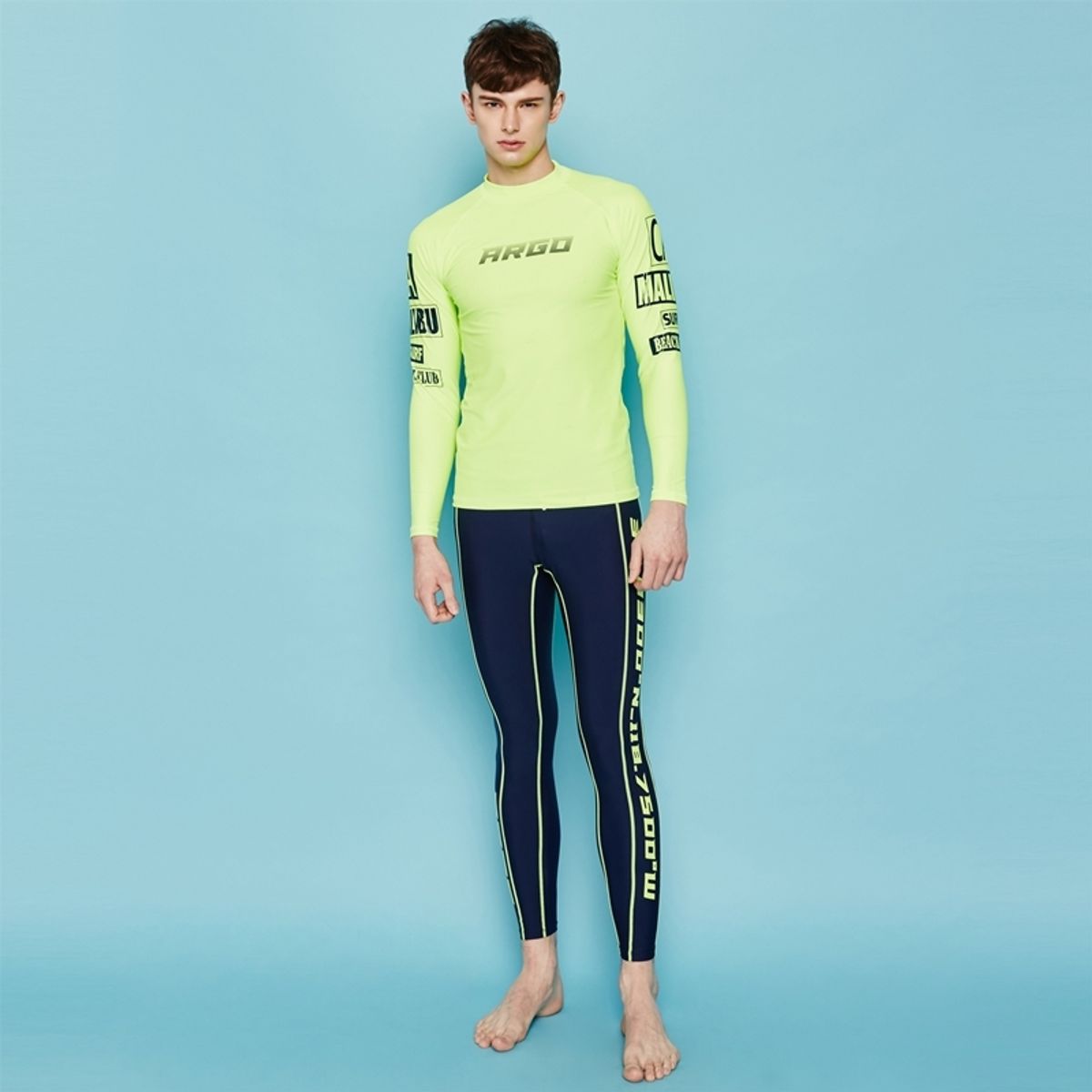 아르고(ARGO) 아르고 남자 래쉬가드세트 ZEROS(NE) 래쉬가드