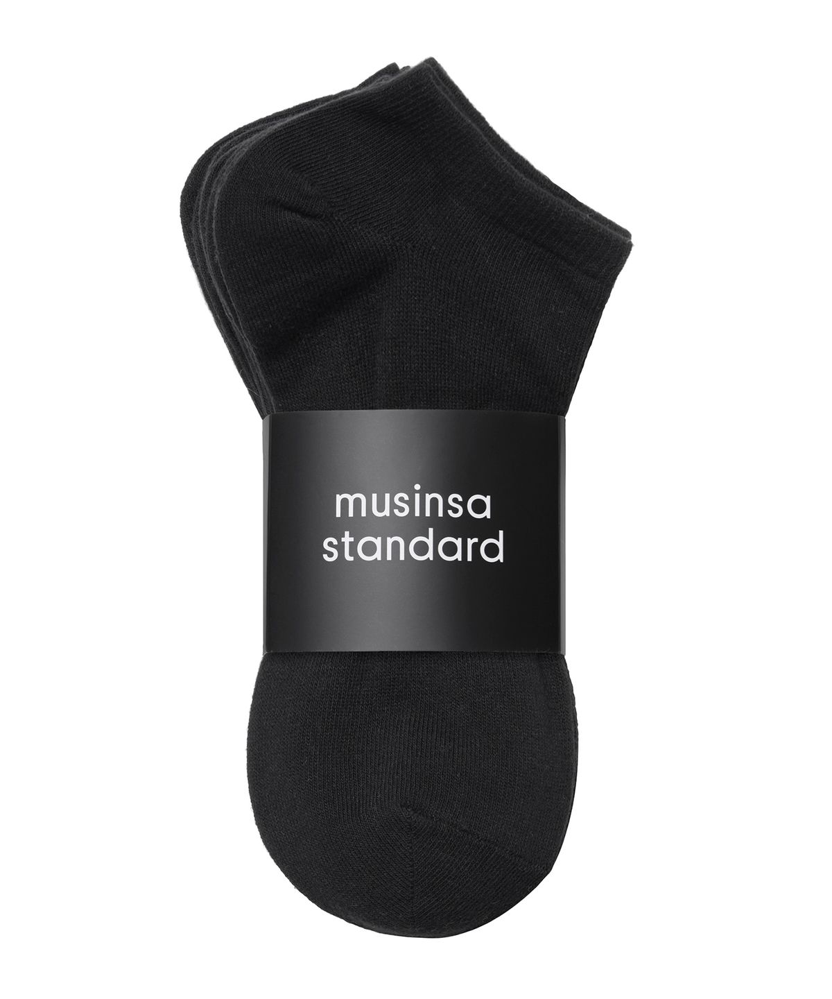 무신사 스탠다드(MUSINSA STANDARD) 쇼트 삭스 7팩 [블랙]