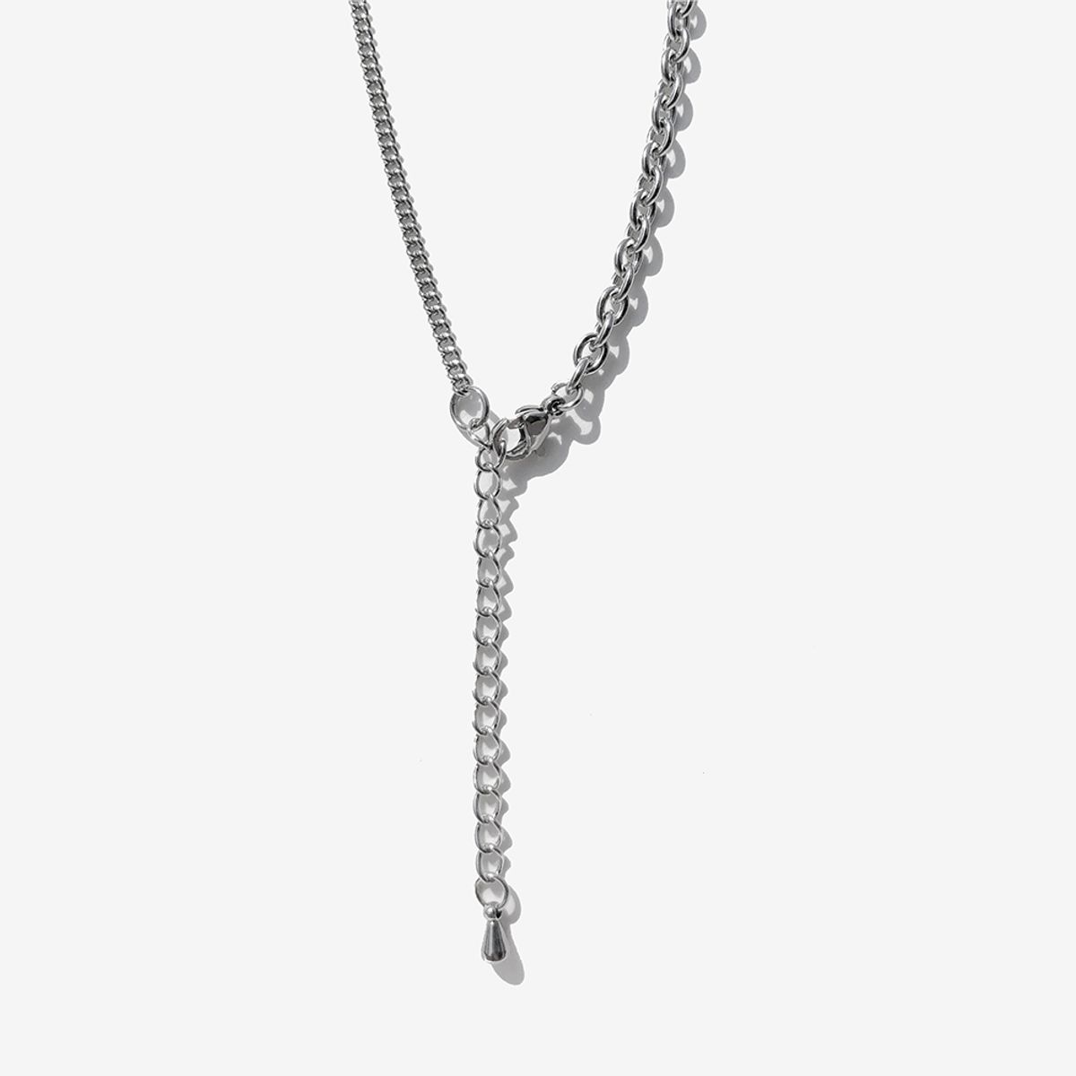 러쉬오프(RUSH OFF) Surgical Steel Star Over Chain Bracelet / 스타 오버체인 팔찌