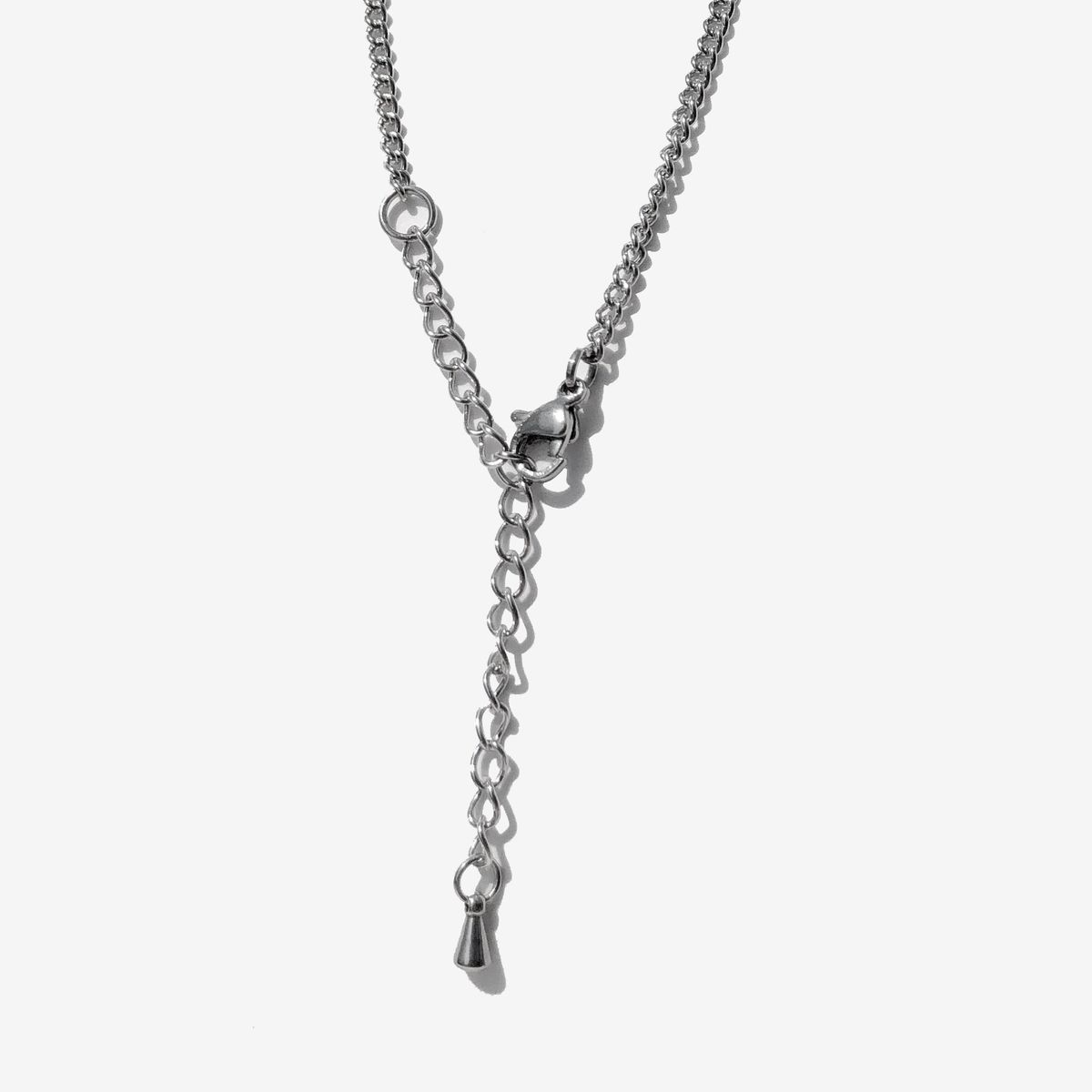 러쉬오프(RUSH OFF) Surgical Steel Double Circle Pendant Chain Bracelet / 더블써클 펜던트 체인 팔찌-발찌