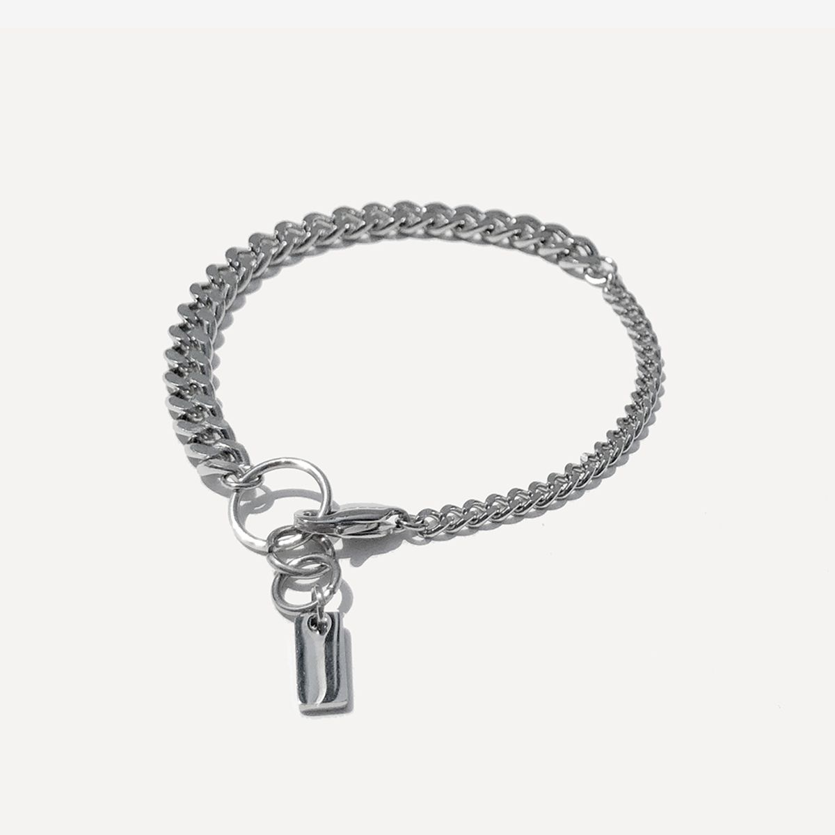 러쉬오프(RUSH OFF) Surgical Steel Trinity Chain Bracelet / 트리니티 체인 팔찌