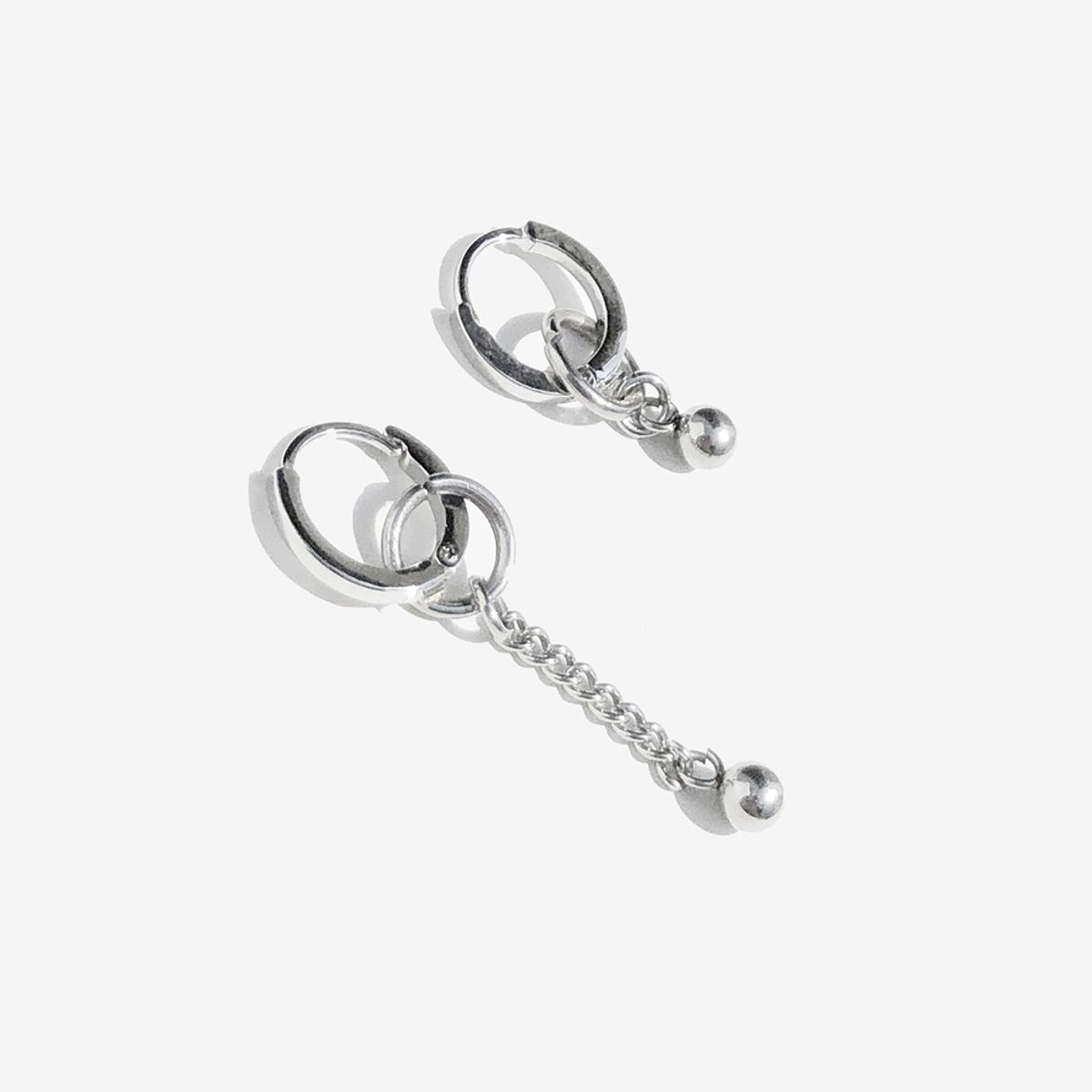 러쉬오프(RUSH OFF) Mini Bell Earring / 미니벨 귀걸이 (써지컬스틸침/귀찌변경가능)