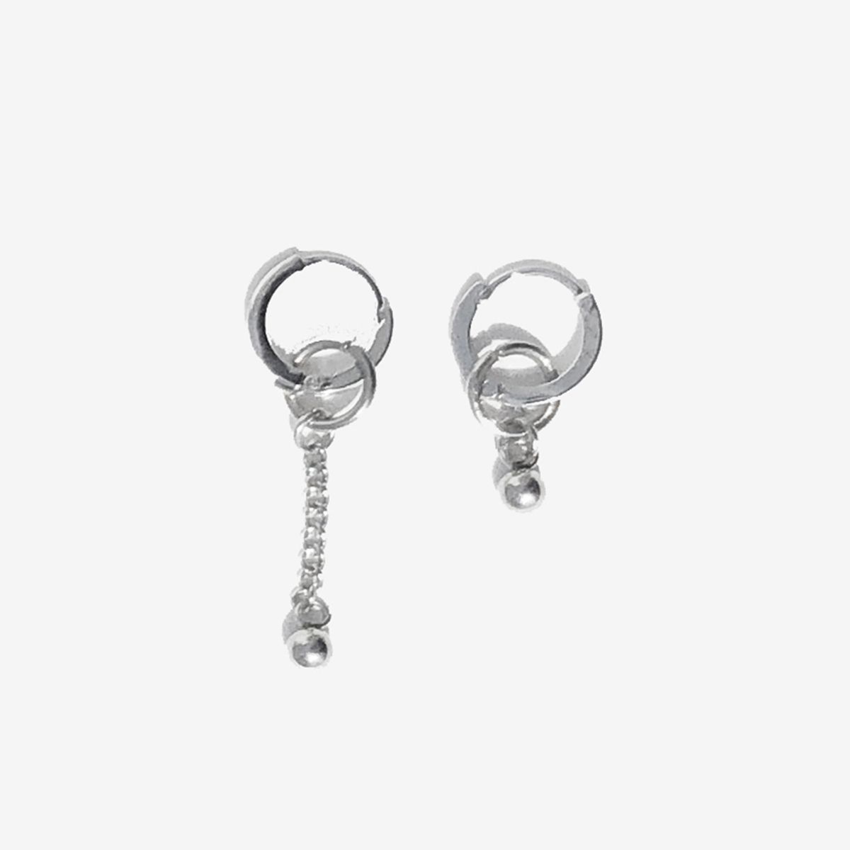 러쉬오프(RUSH OFF) Mini Bell Earring / 미니벨 귀걸이 (써지컬스틸침/귀찌변경가능)