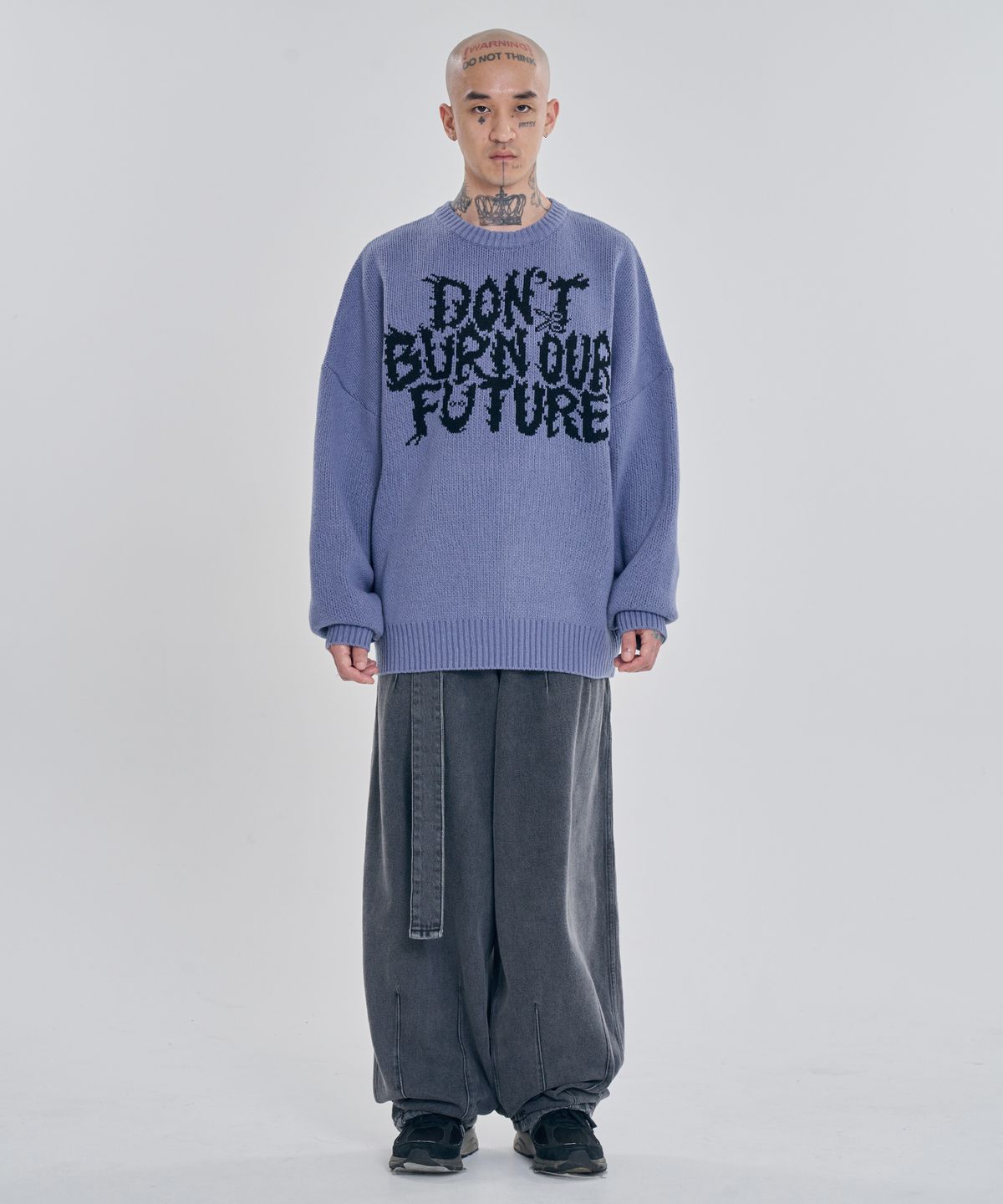 아조바이아조(AJOBYAJO) [PBA] DBOF Wool Knit Sweater [LILAC]