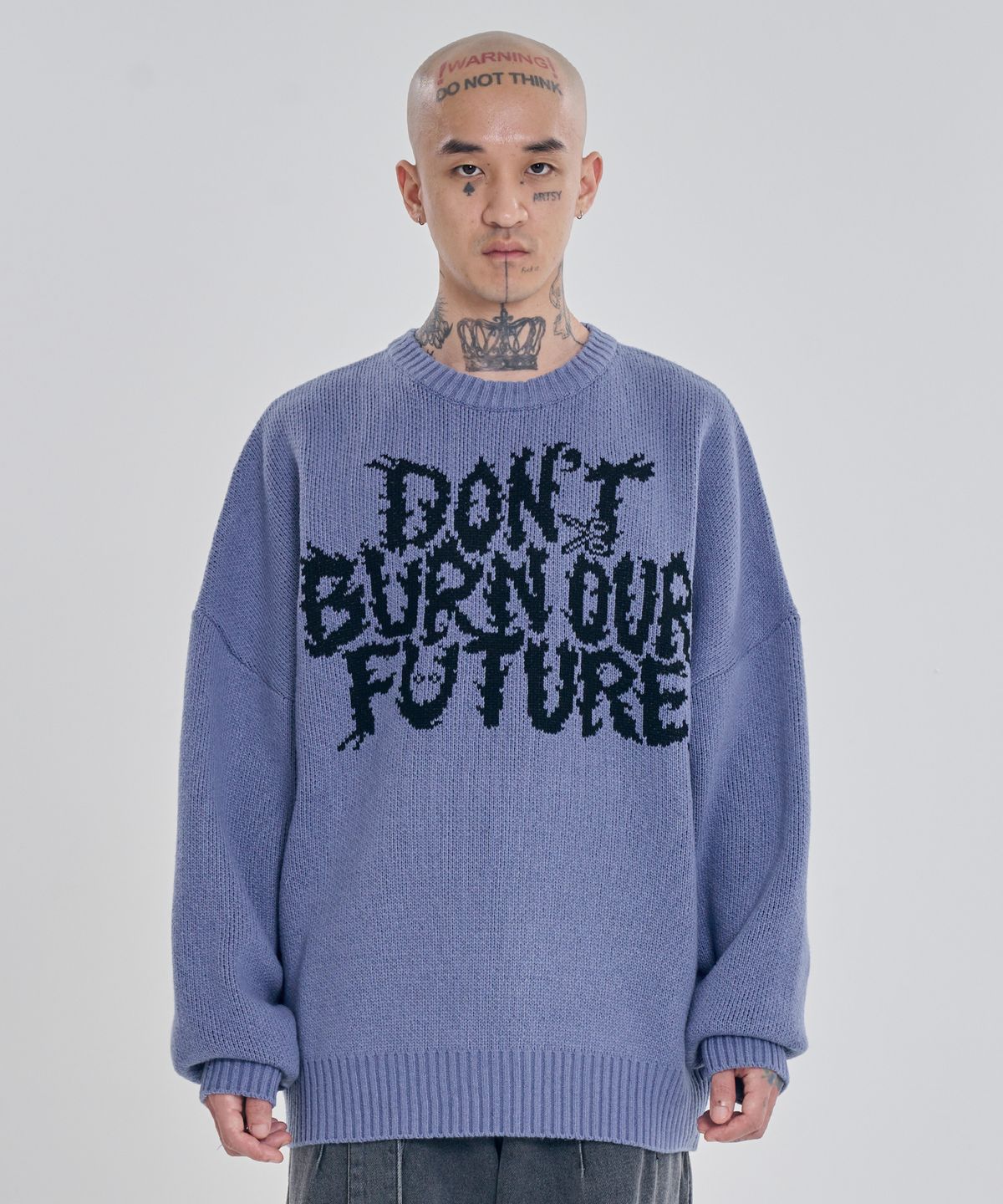 아조바이아조(AJOBYAJO) [PBA] DBOF Wool Knit Sweater [LILAC]