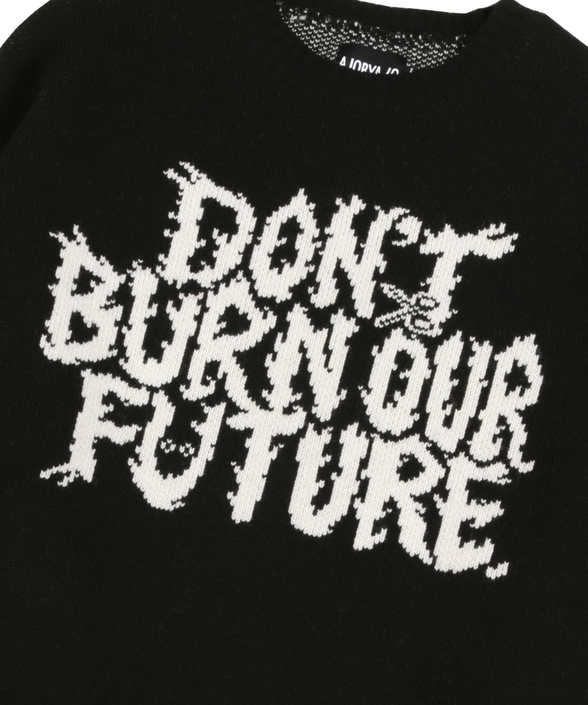 아조바이아조(AJOBYAJO) [PBA] DBOF Wool Knit Sweater [BLACK]