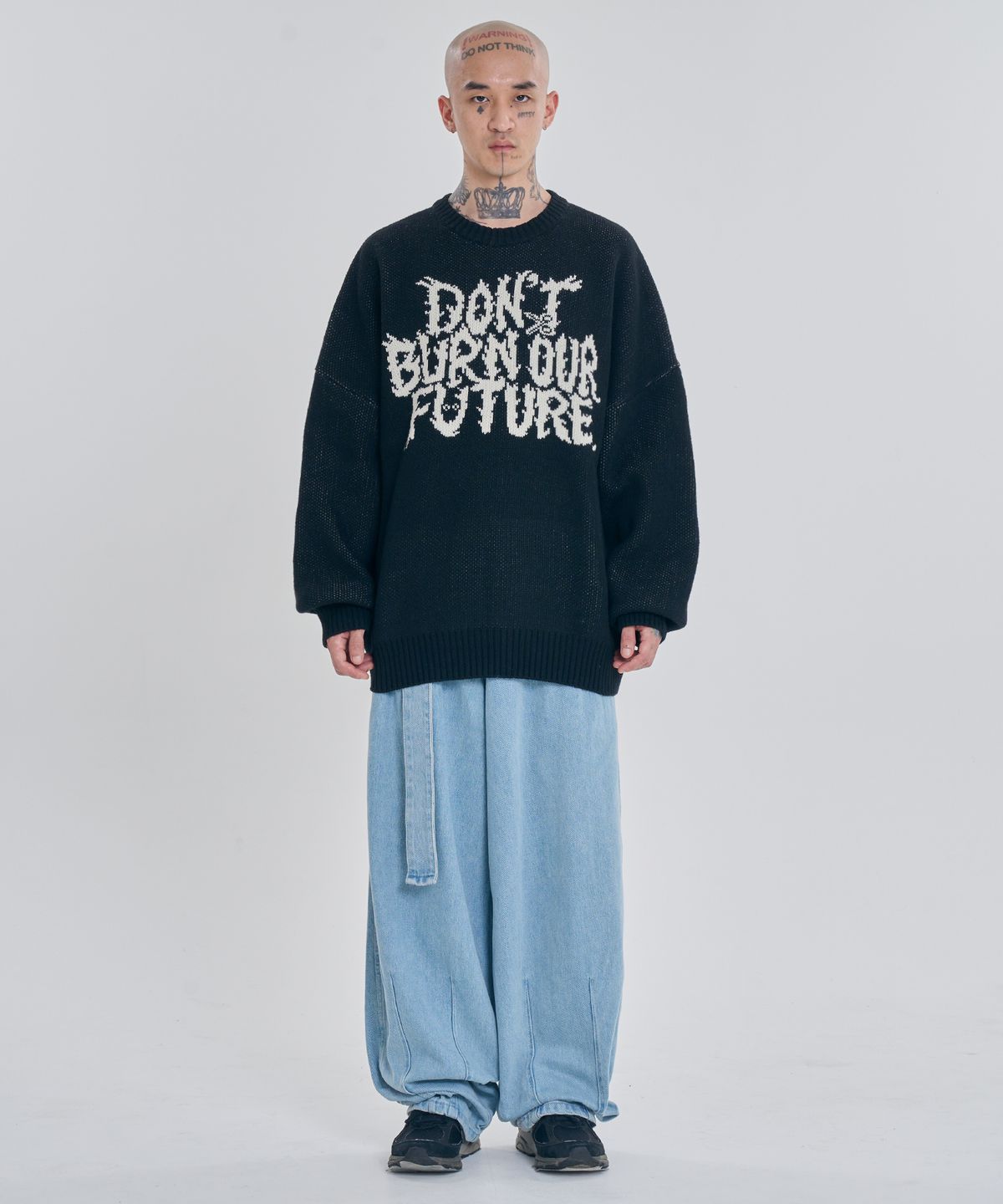아조바이아조(AJOBYAJO) [PBA] DBOF Wool Knit Sweater [BLACK]