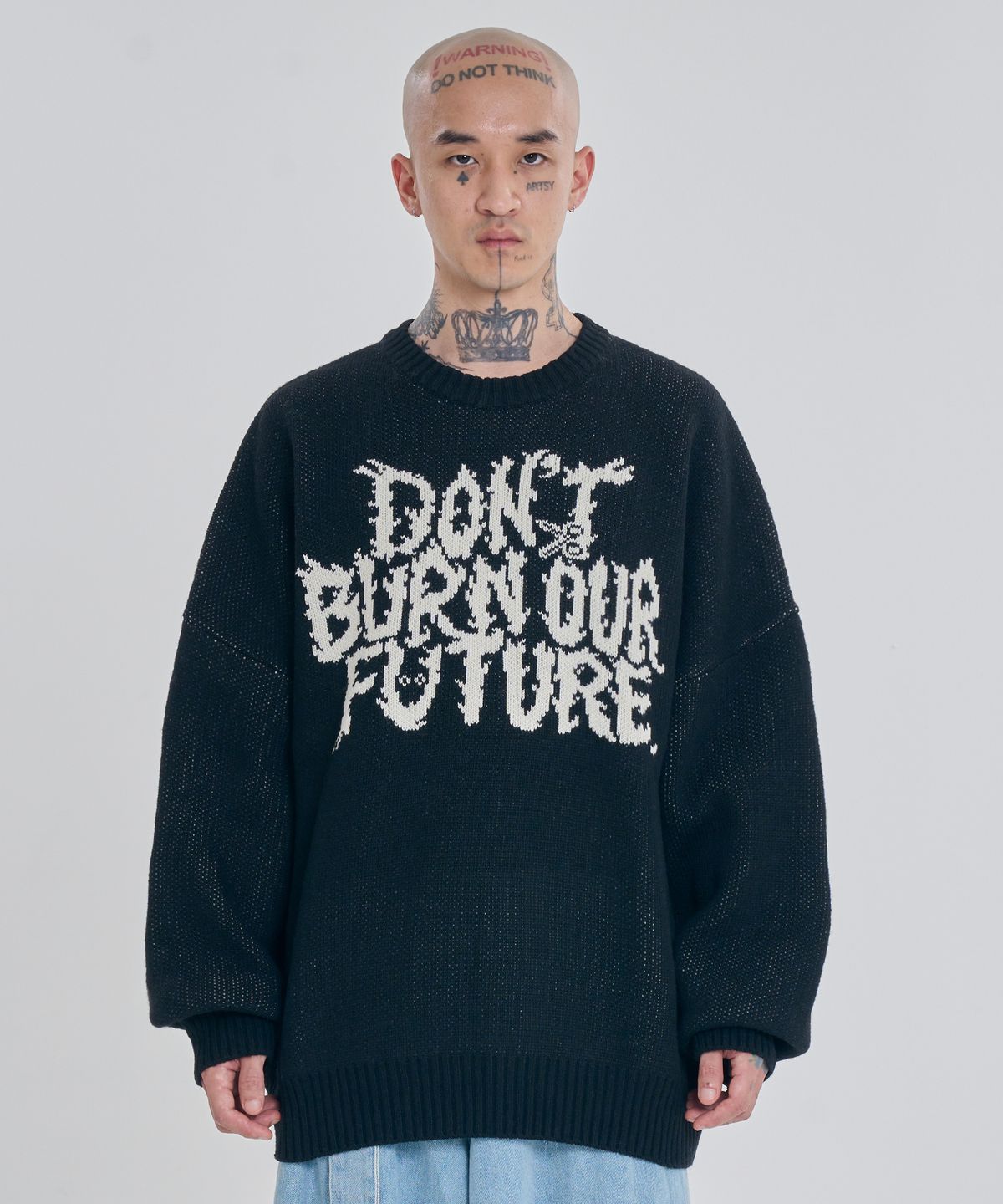 아조바이아조(AJOBYAJO) [PBA] DBOF Wool Knit Sweater [BLACK]